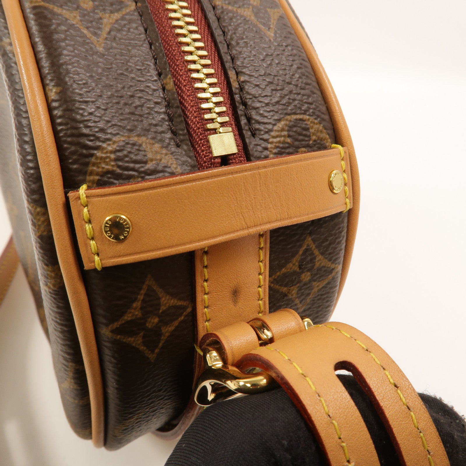 LOUIS VUITTON Monogram Boite Chapeau Souple PM金扣肩背袋