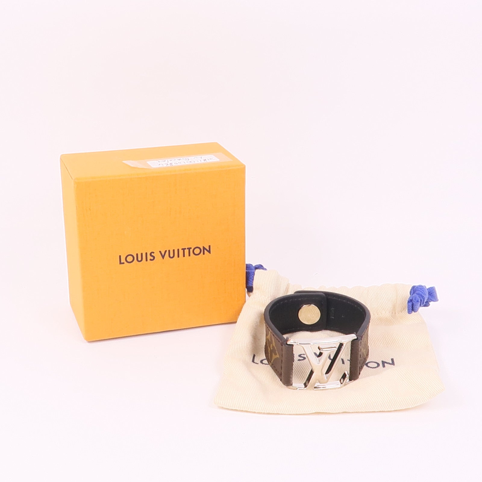 LOUIS VUITTON Monogram Bracelet銀扣手鐲
