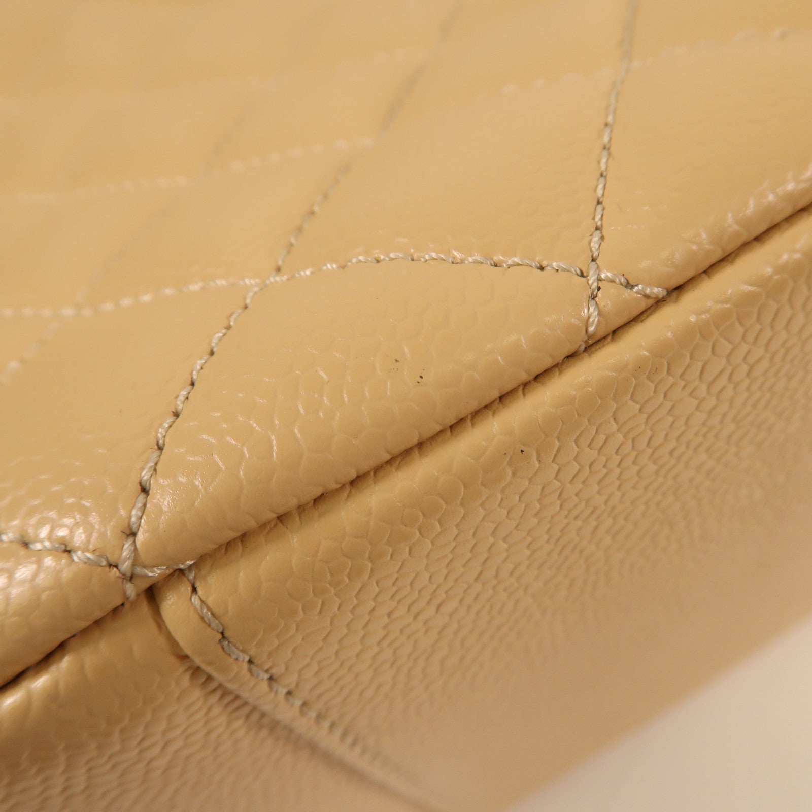 CHANEL 牛皮皮革Grand Shopping Tote金扣鏈帶肩背袋