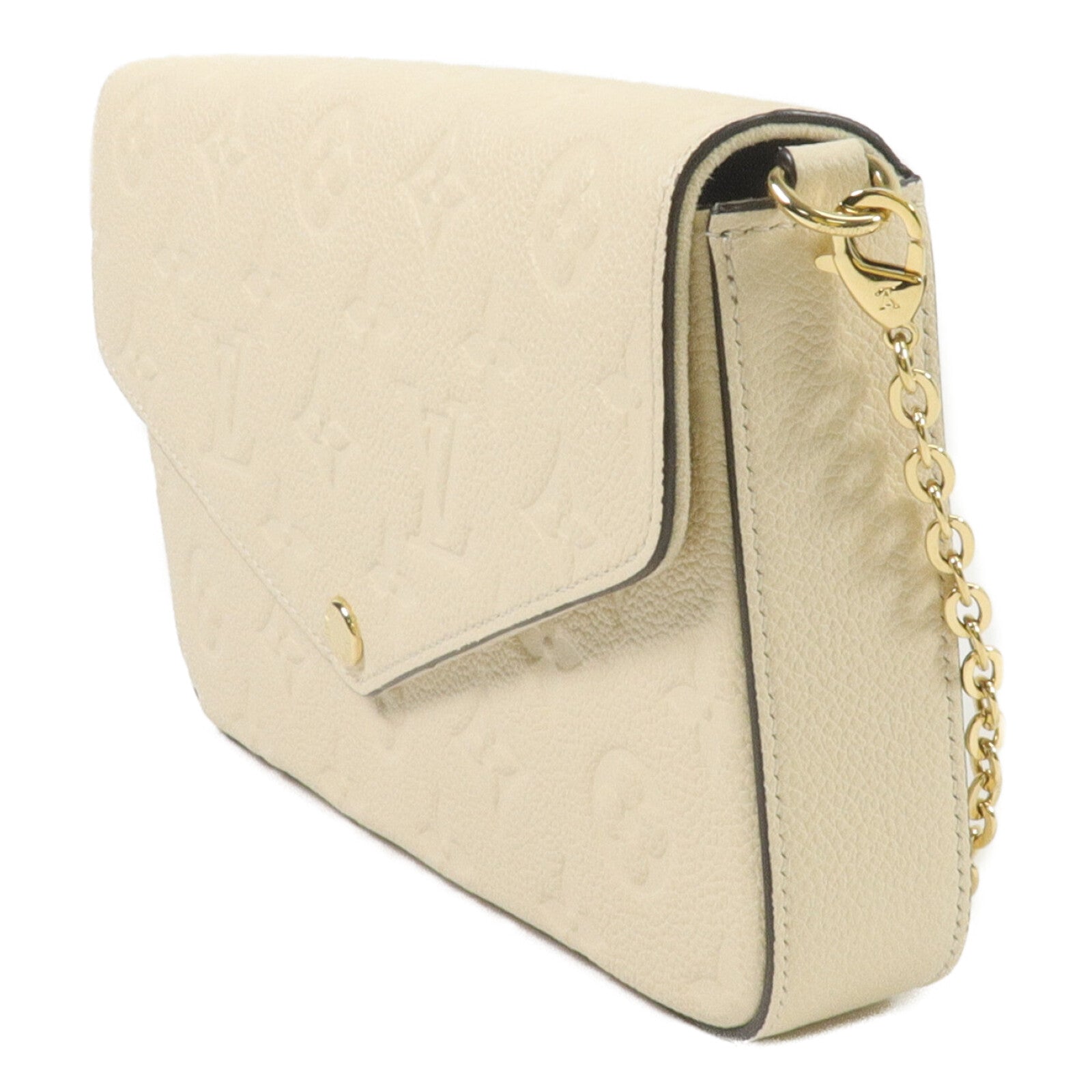 LOUIS VUITTON Monogram Empreinte Pochette Felicie鏈帶肩背袋
