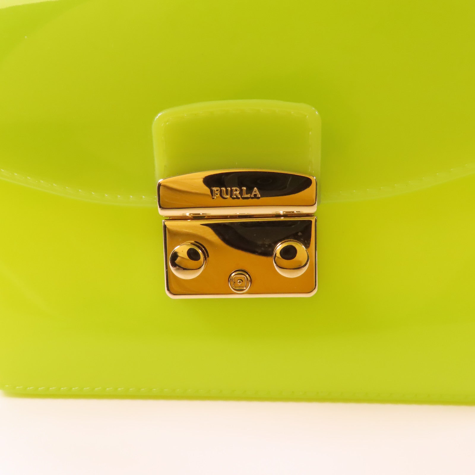 Furla PVC 2 Way Shoulder Bag金扣手挽肩背兩用袋
