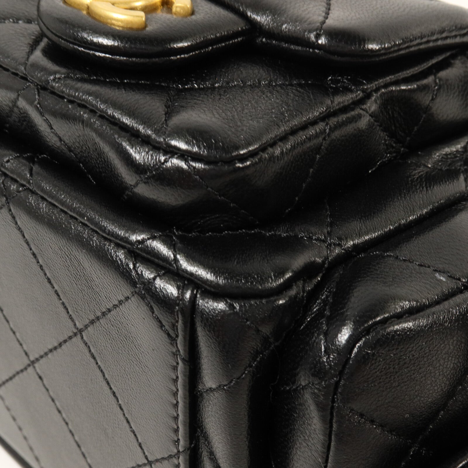 CHANEL 羊皮皮革25C Hobo Bag鏈帶肩背袋
