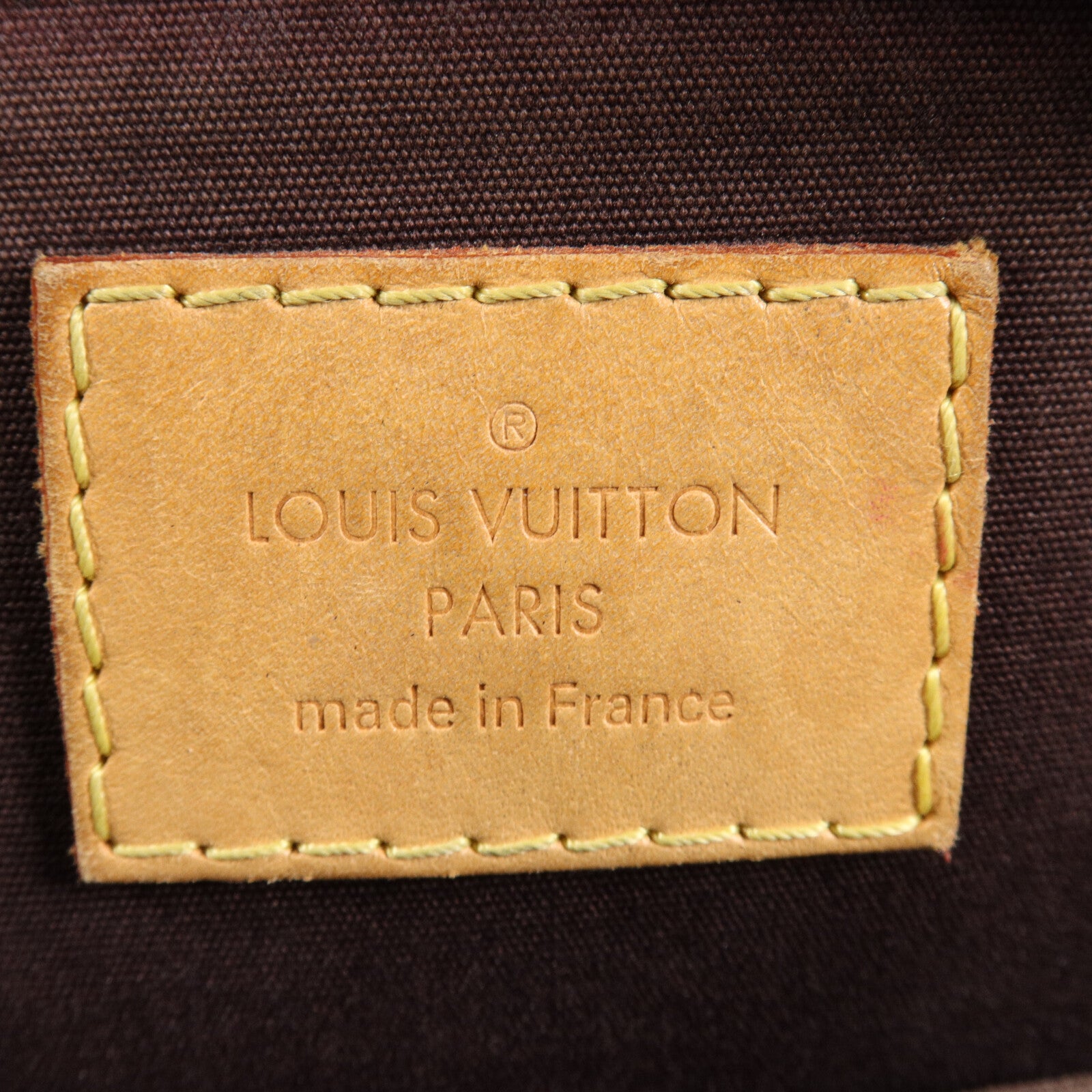 LOUIS VUITTON Monogram Vernis Alma BB手挽肩背兩用袋