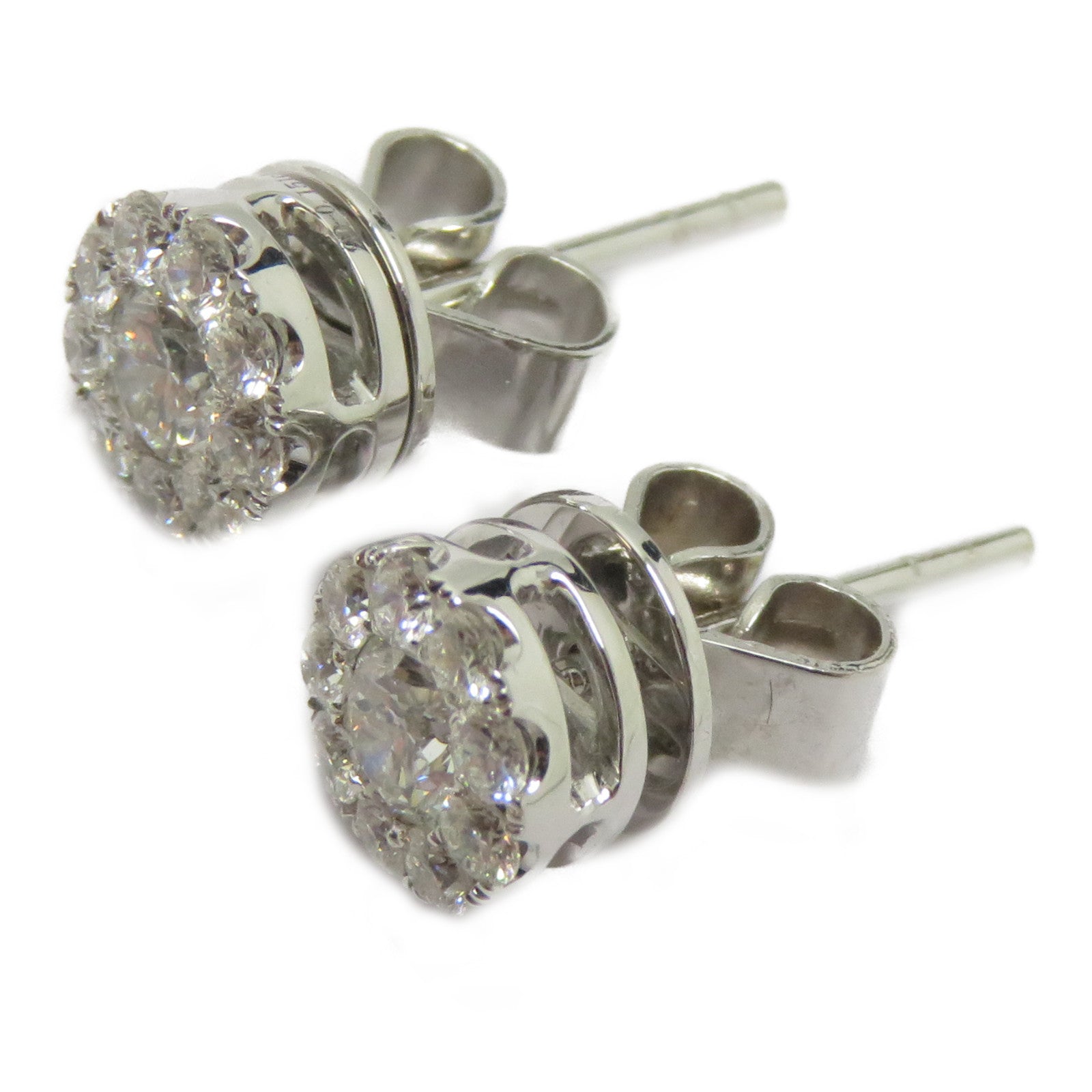 JEWELRY 18K白金Diamond Earrings 0.151/0.151ct鑽石耳環