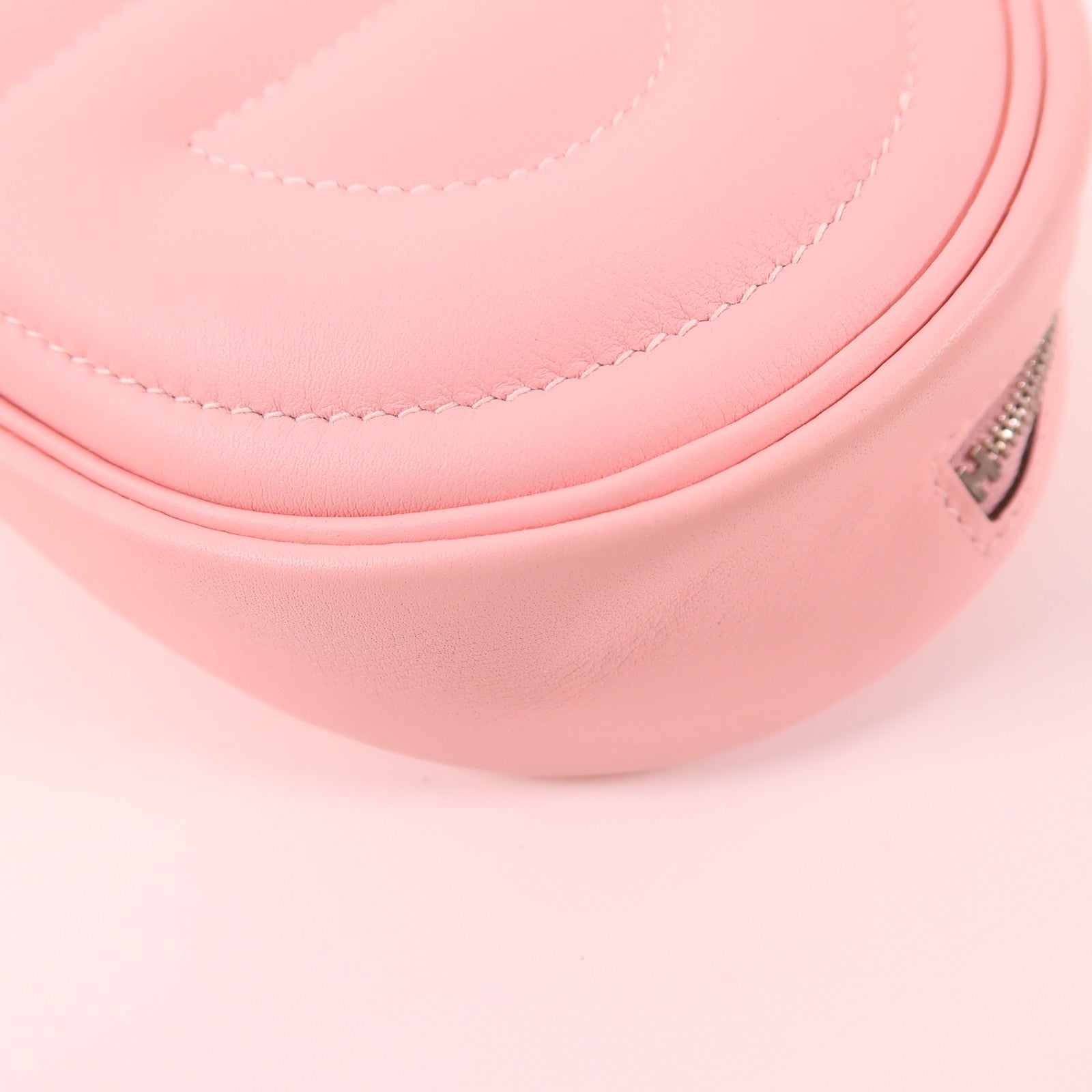 HERMES Swift皮革In The Loop Belt Bag銀扣腰包3Q Rose Sakura