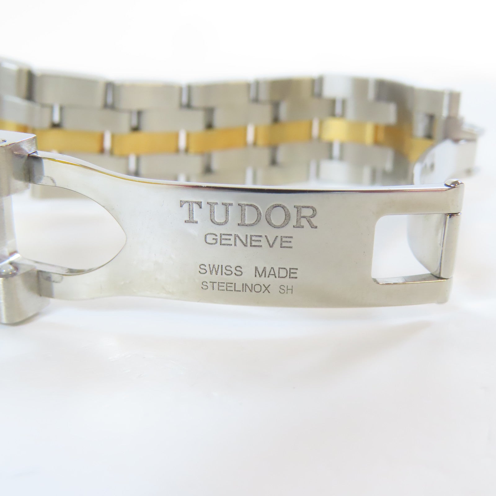 TUDOR Glamour Date不鏽鋼/18K黃金手錶自動機芯金色