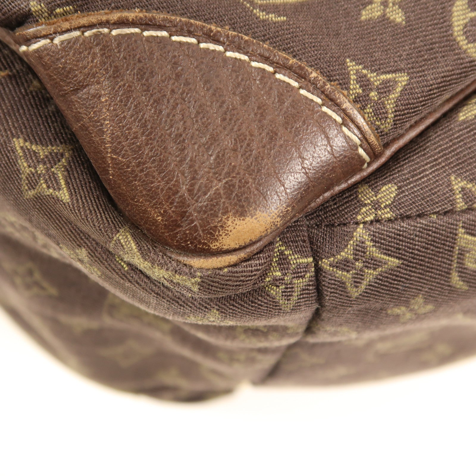 LOUIS VUITTON Monogram Mini Lin Sac A Langer Diaper金扣手挽肩背兩用袋