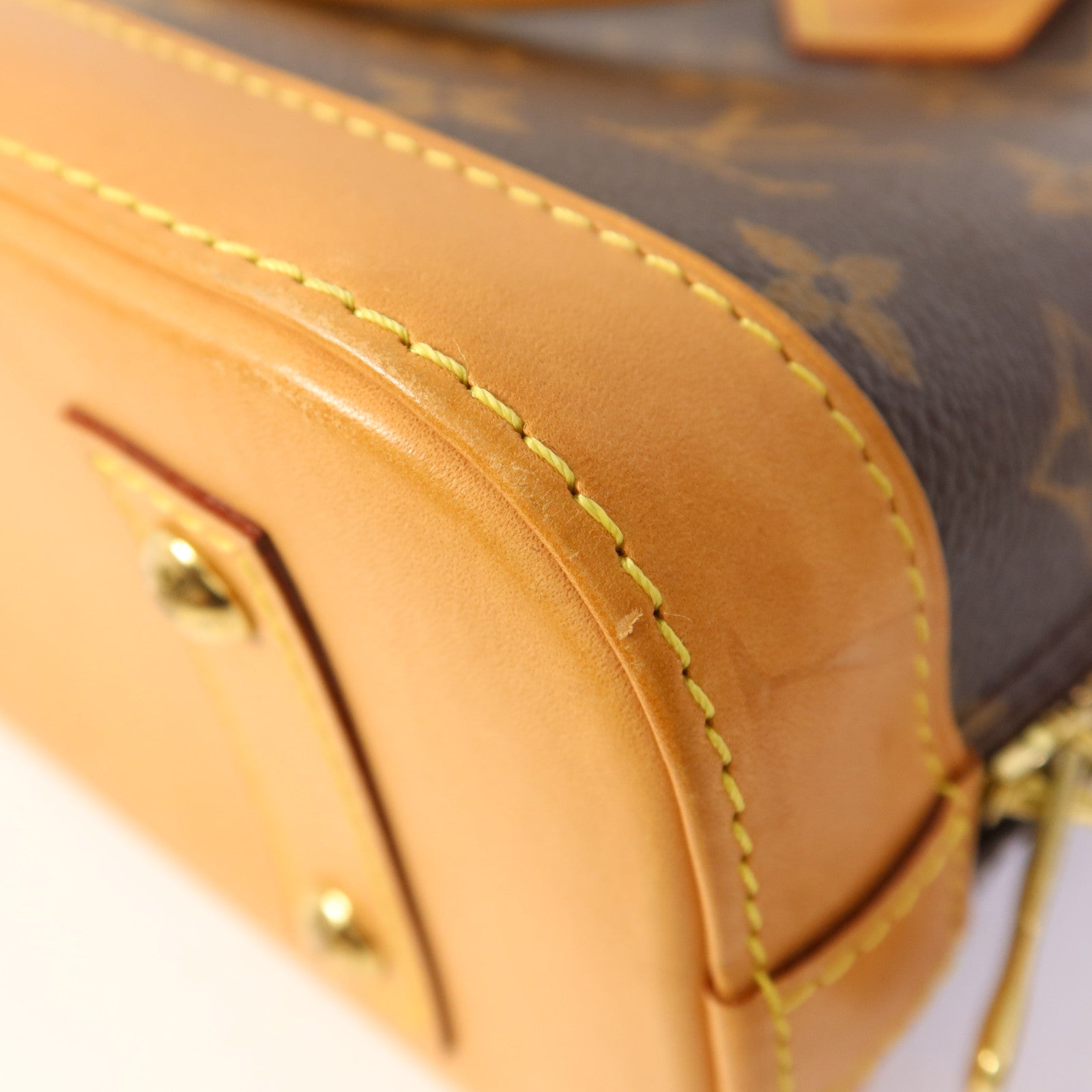 LOUIS VUITTON Monogram Alma BB金扣手挽肩背兩用袋