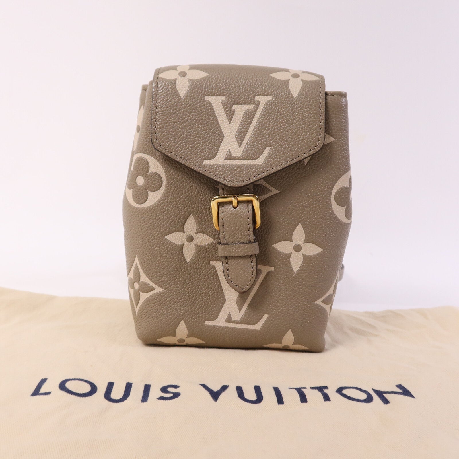 LOUIS VUITTON 【激減優惠】Monogram Empreinte Tiny金扣背包
