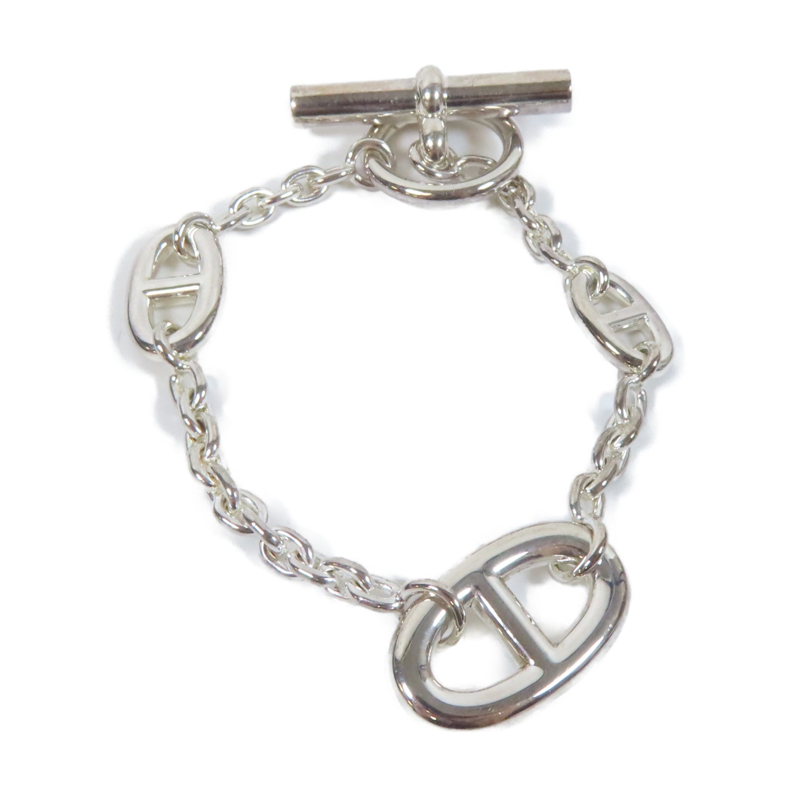 HERMES 925純銀Farandole Bracelet手鏈銀色