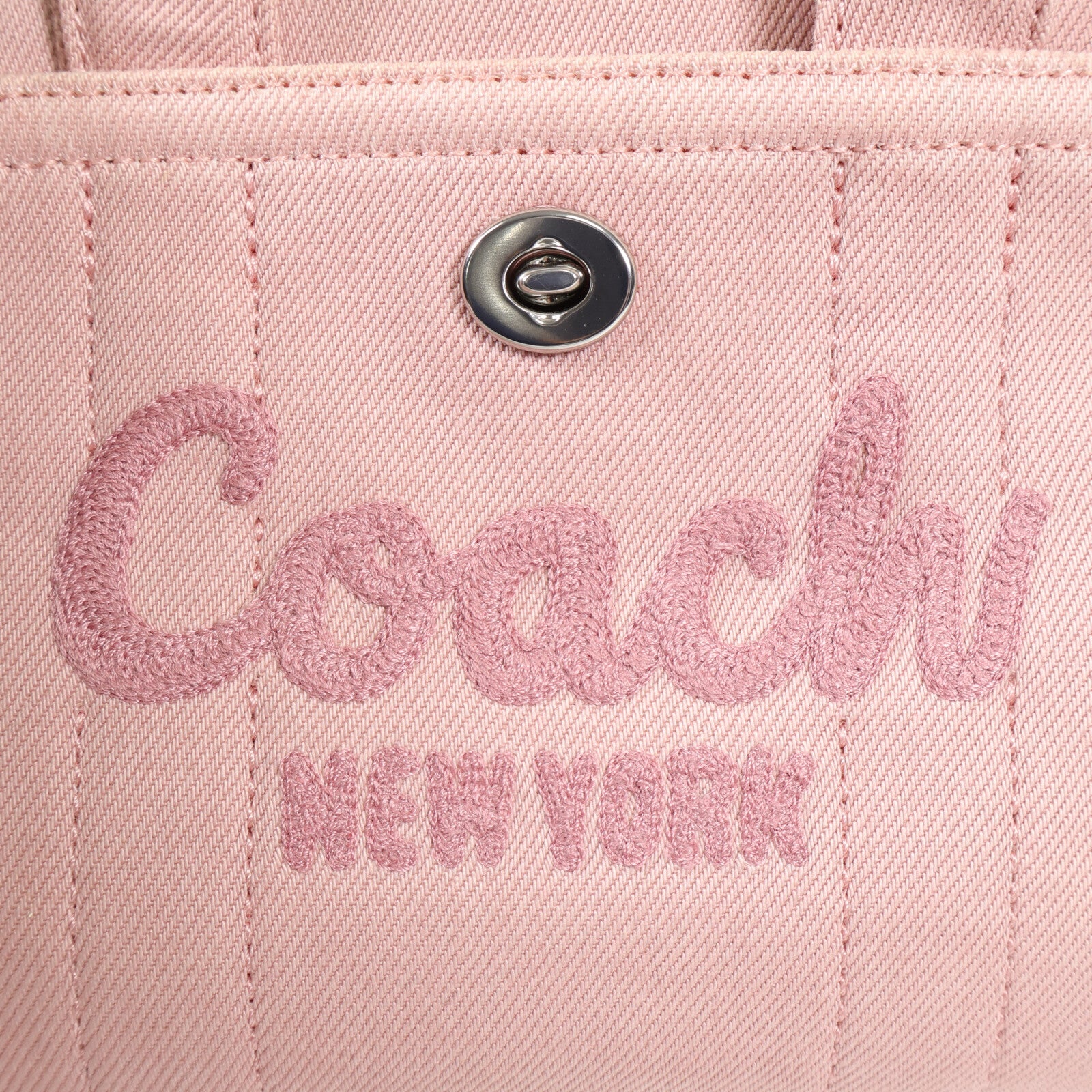 COACH 帆布Cargo 20銀扣手挽肩背兩用袋