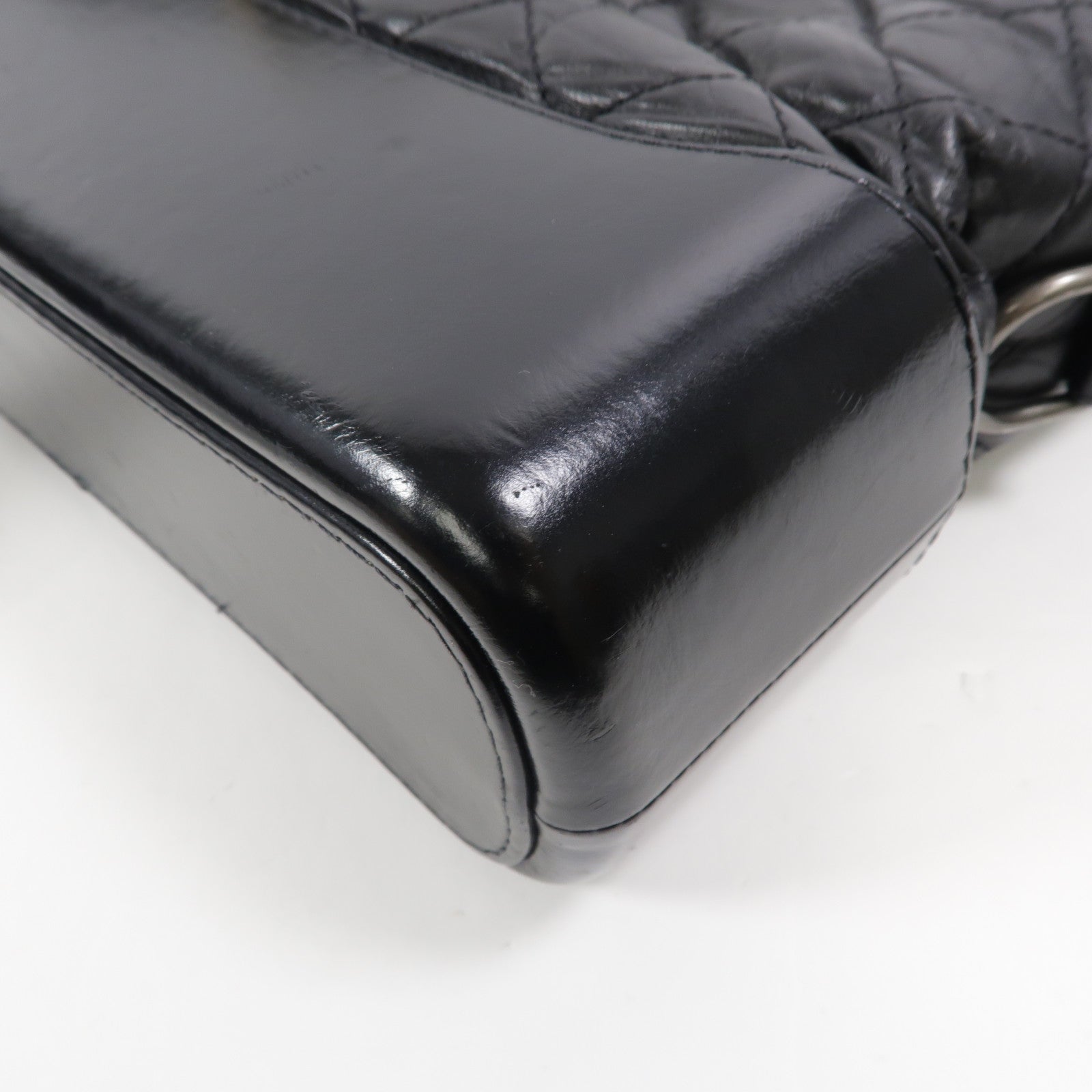 CHANEL 牛皮皮革Gabrielle Medium With Handle鏈帶手挽肩背兩用袋