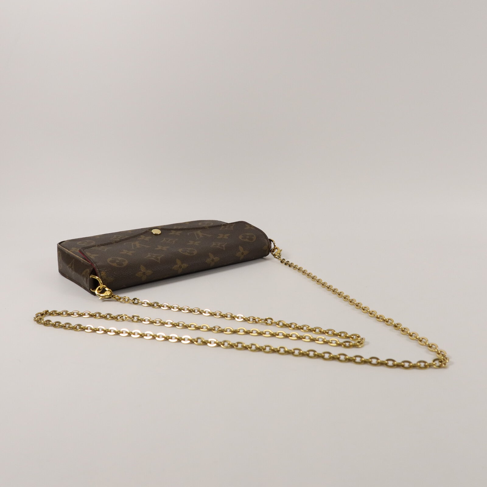 LOUIS VUITTON Monogram Pochette Felicie鏈帶肩背袋
