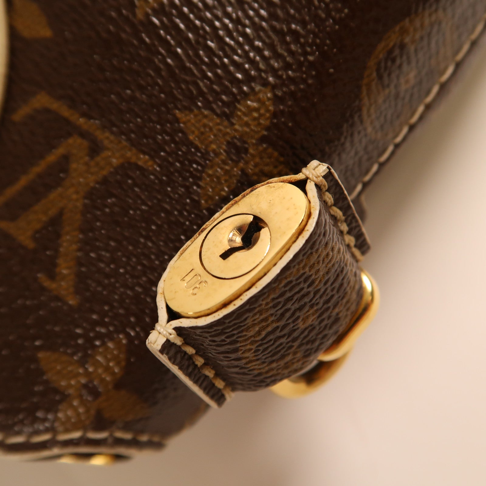 LOUIS VUITTON Monogram Lockit BB金扣手挽袋