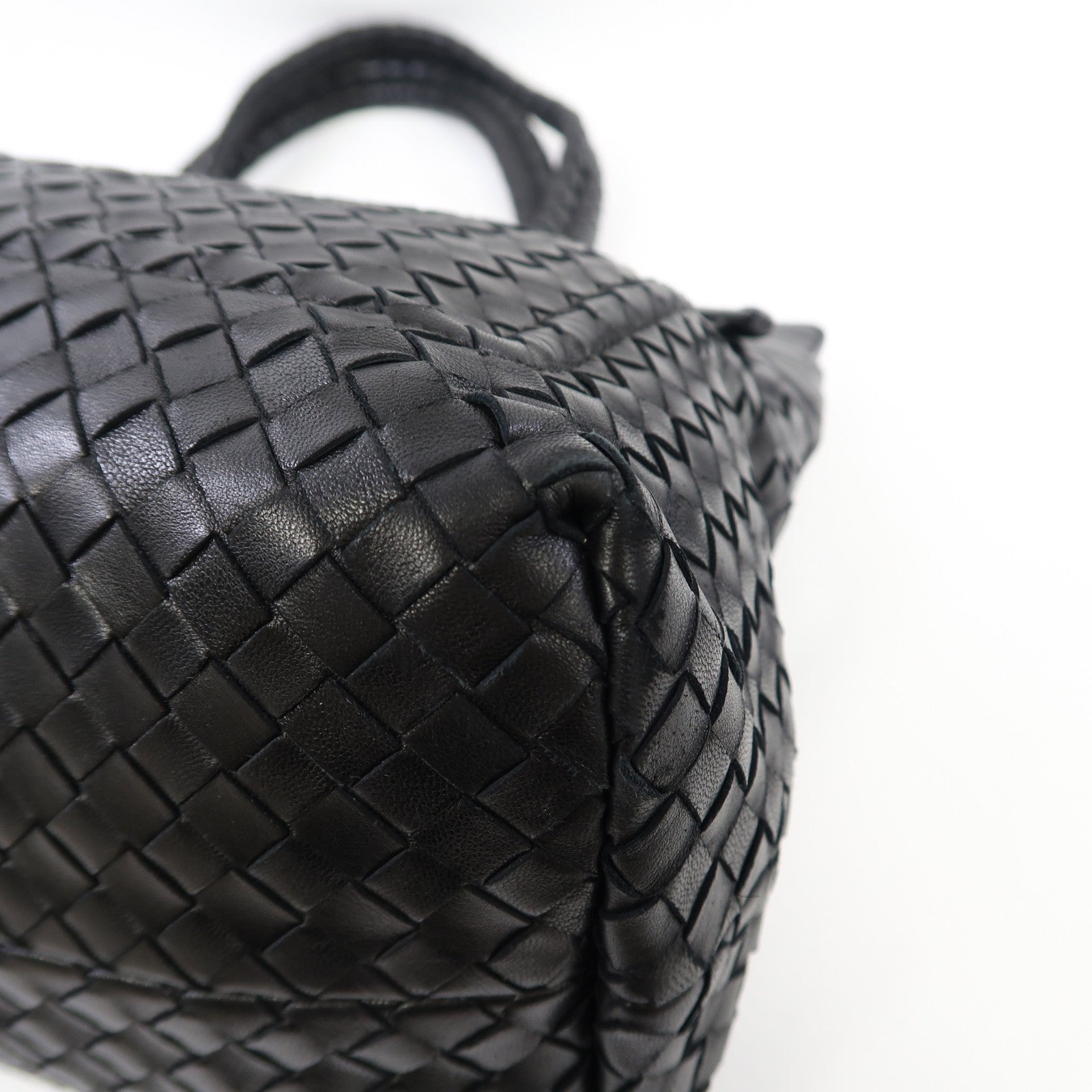 BOTTEGA VENETA 織紋牛皮皮革Shoulder Bag肩背袋黑色