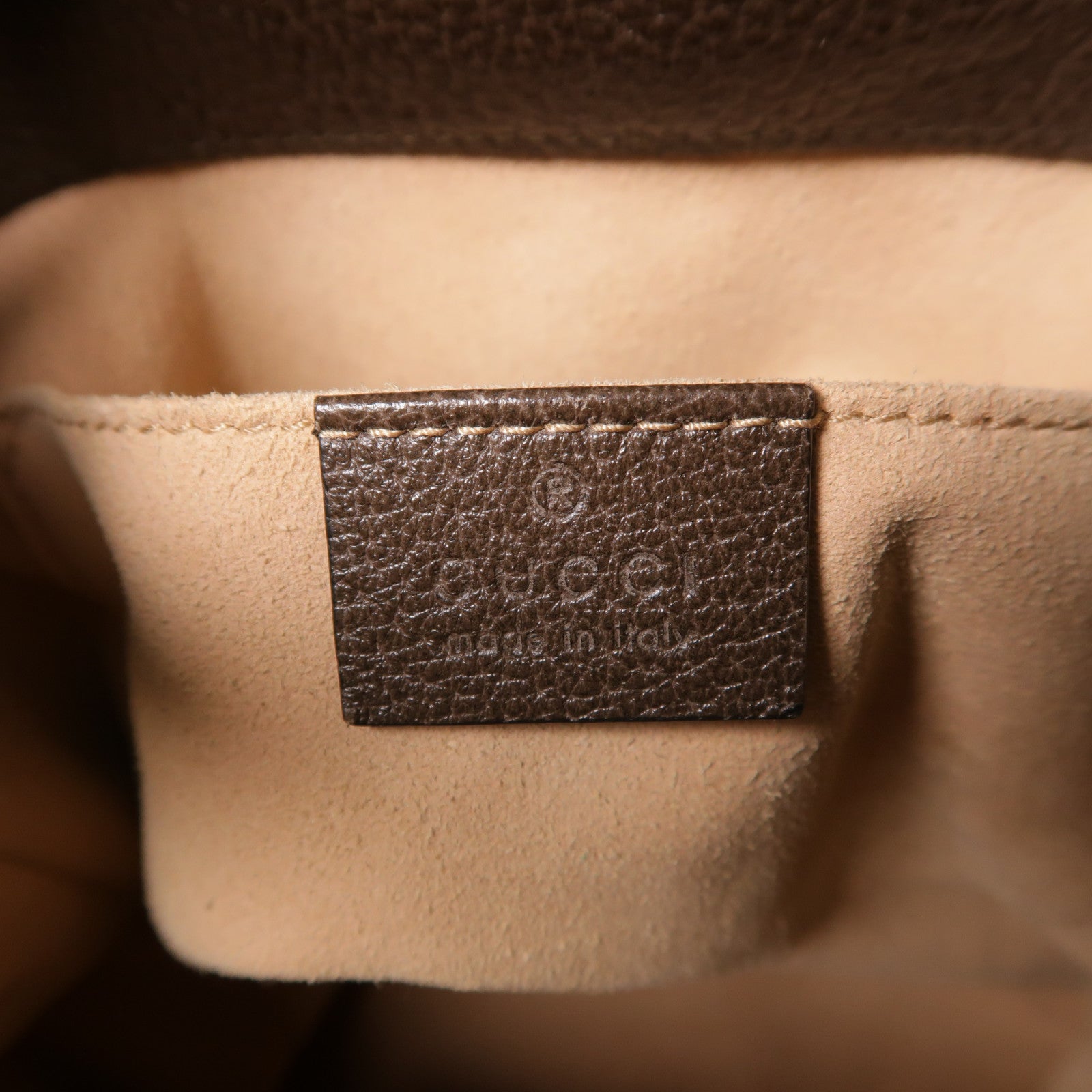 GUCCI 塗層帆布2 Way Shoulder金扣手挽肩背兩用袋