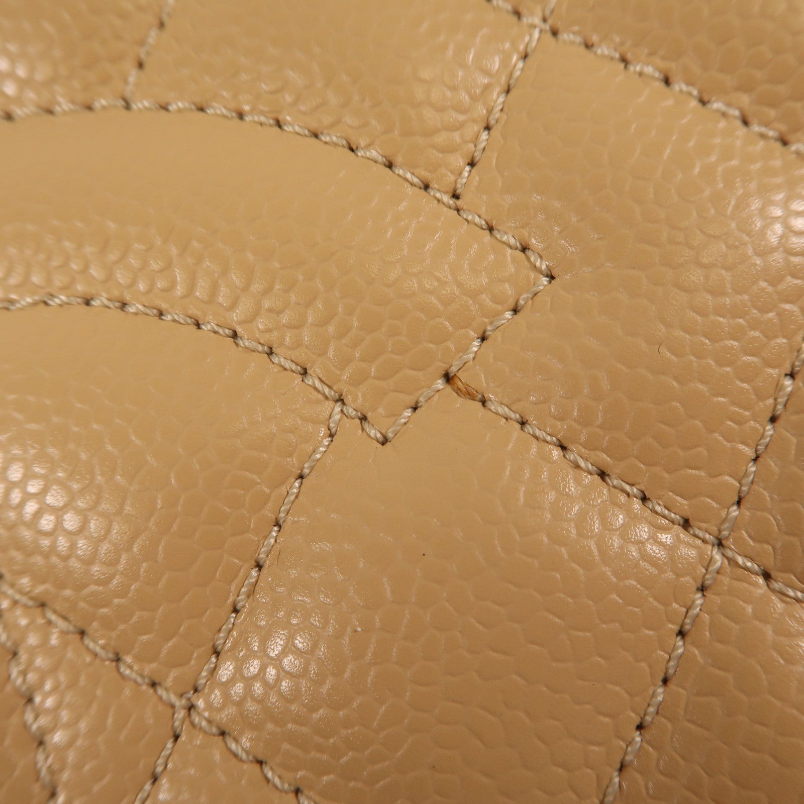 CHANEL 牛皮皮革Grand Shopping Tote金扣鏈帶肩背袋