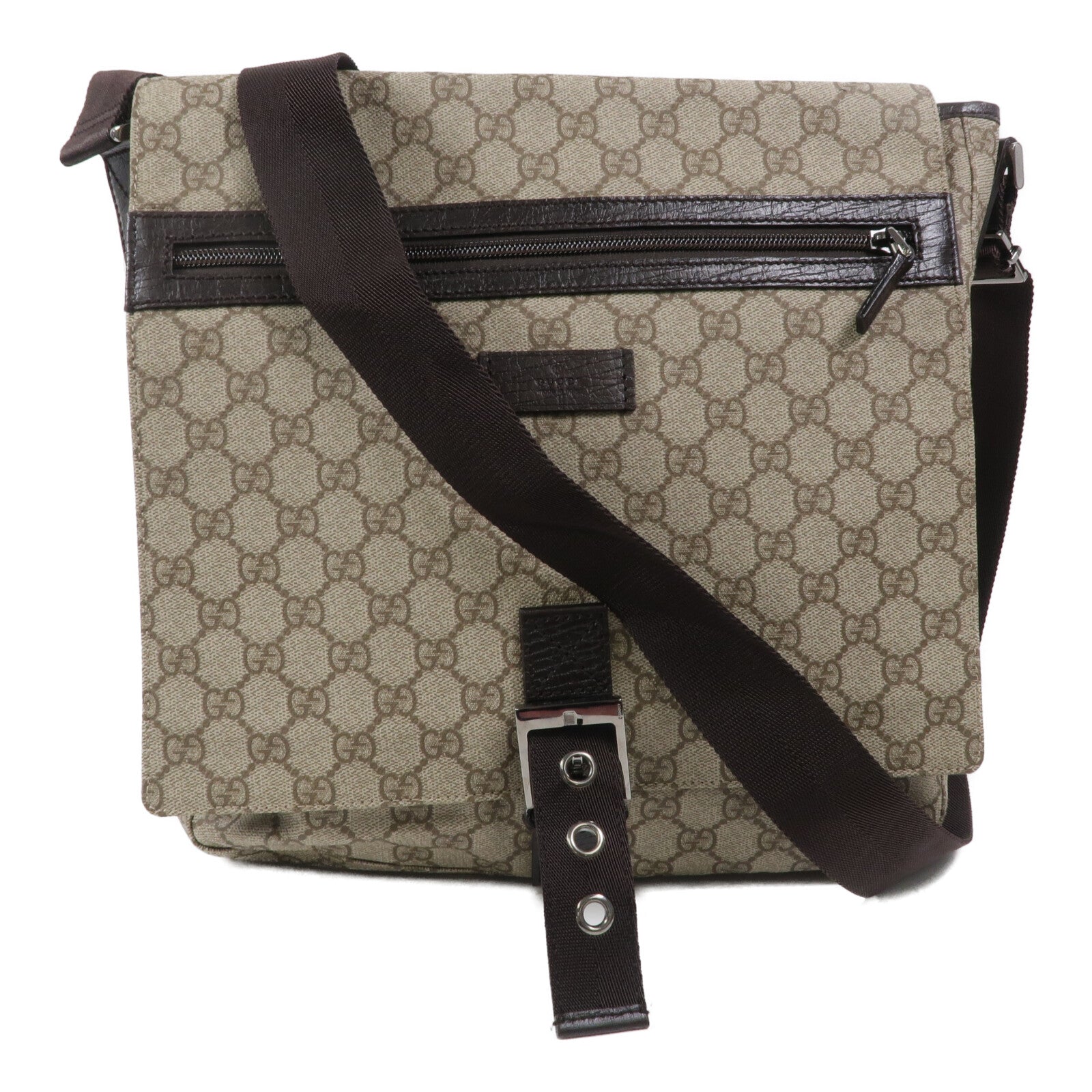 GUCCI 帆布Messenger Bag肩背袋