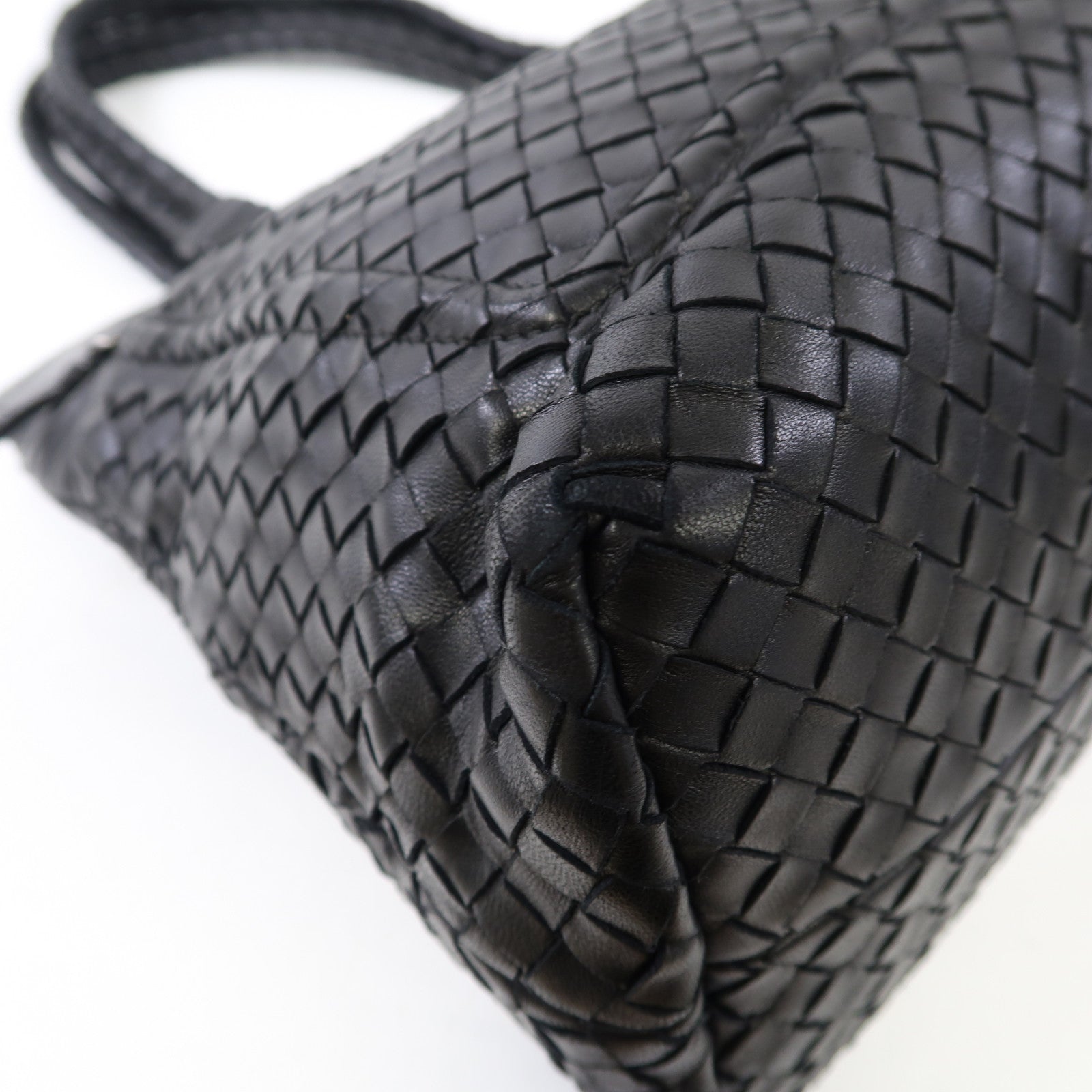 BOTTEGA VENETA 織紋牛皮皮革Shoulder Bag肩背袋黑色