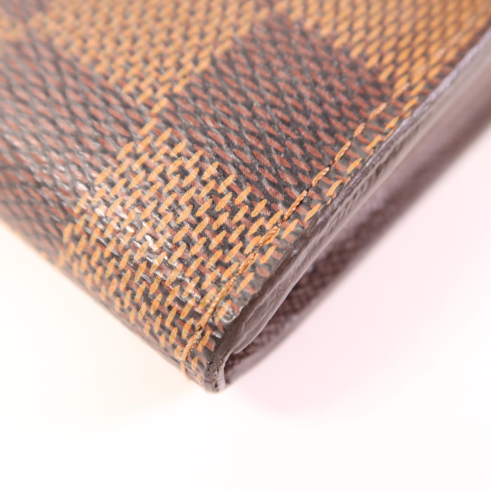 LOUIS VUITTON Damier Long Wallet金扣長錢包