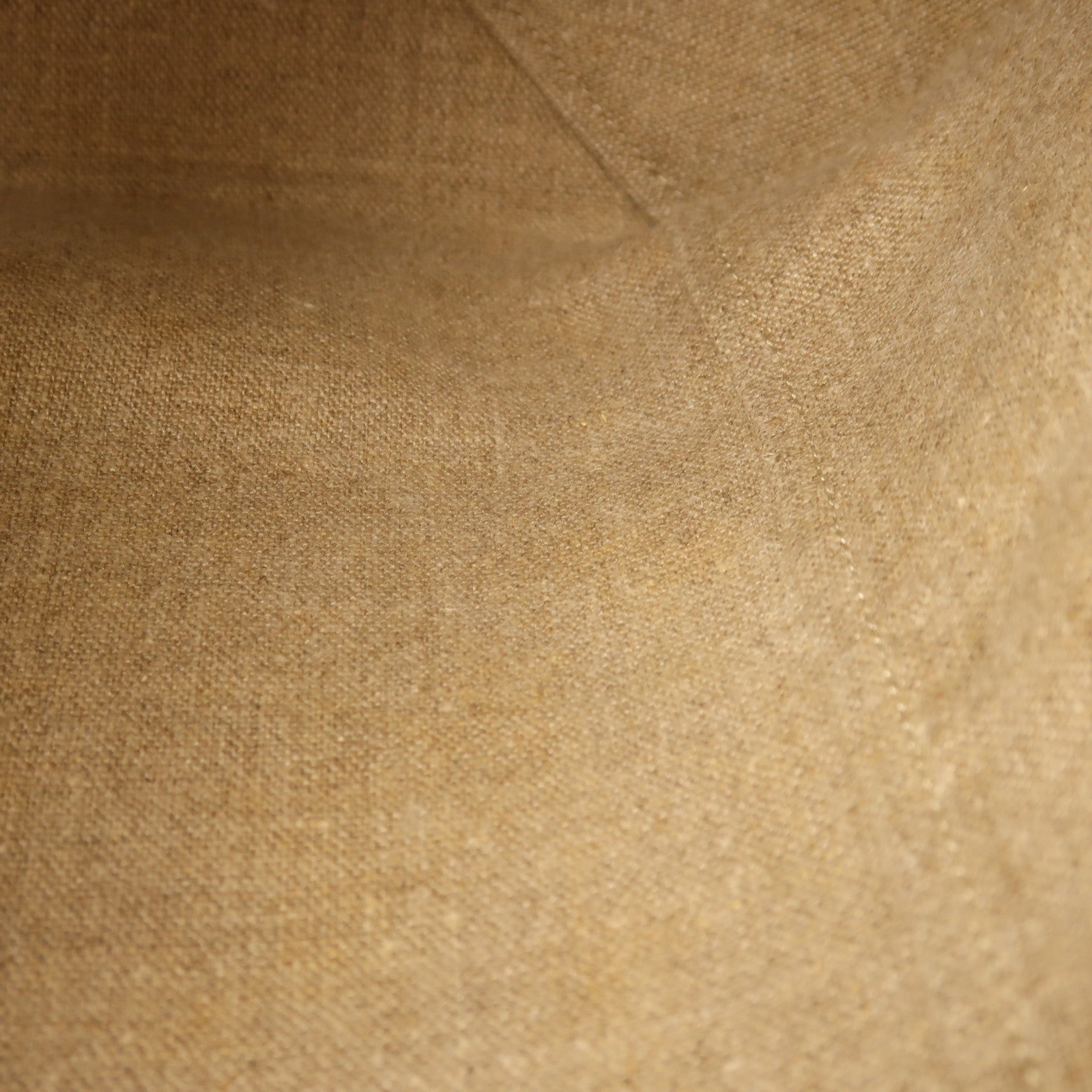 CELINE GHW Shoulder Tote Bag Calfskin Leather Beige