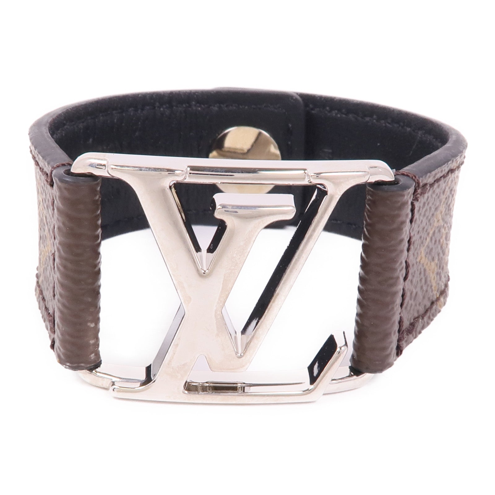 LOUIS VUITTON Monogram Bracelet銀扣手鐲