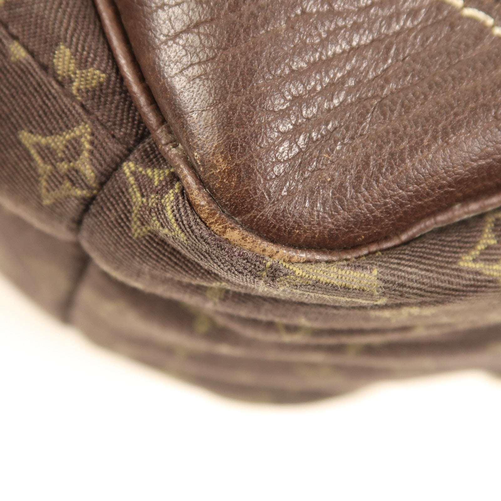 LOUIS VUITTON Monogram Mini Lin Sac A Langer Diaper金扣手挽肩背兩用袋