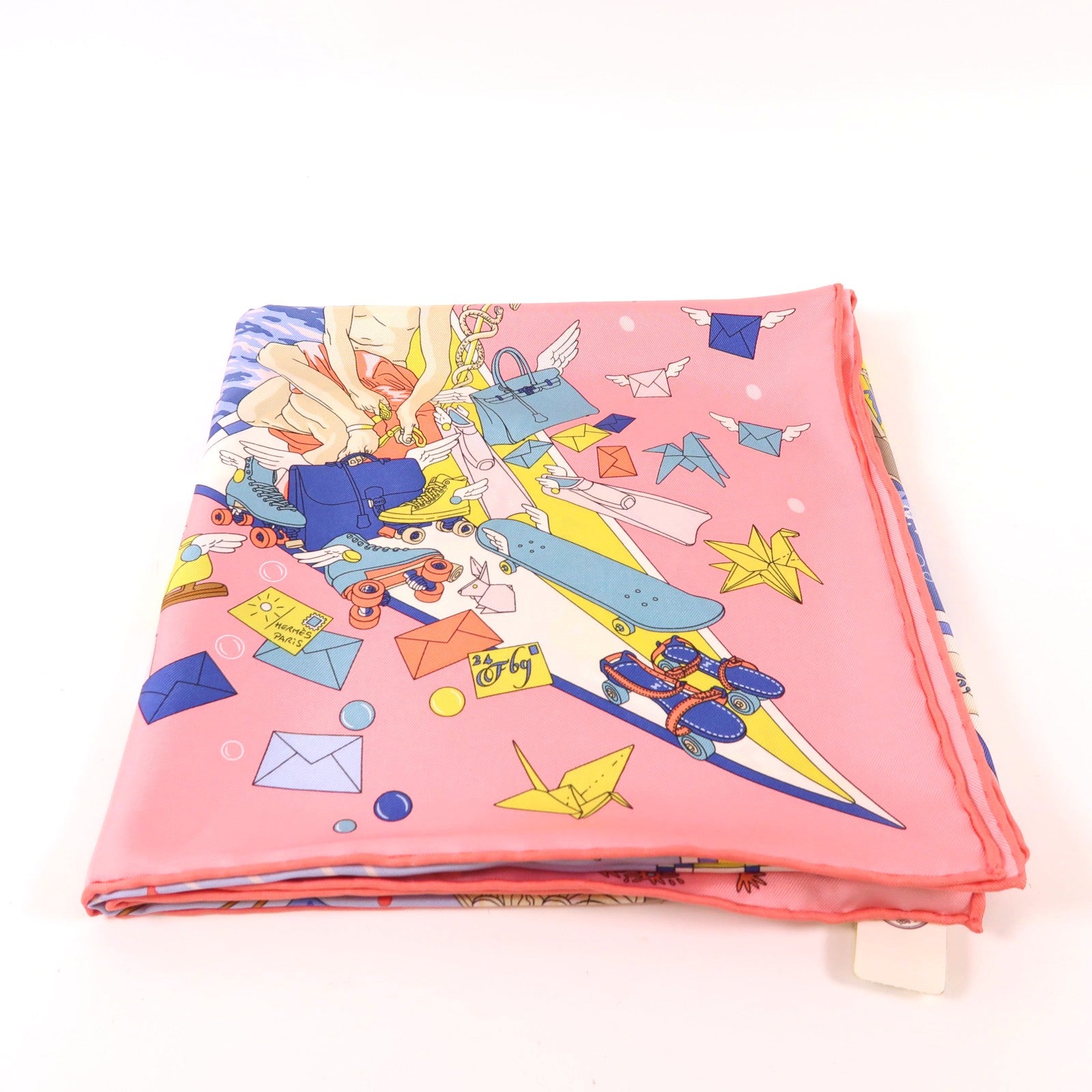 HERMES 【激減優惠】絲質Scarf 90X90絲巾