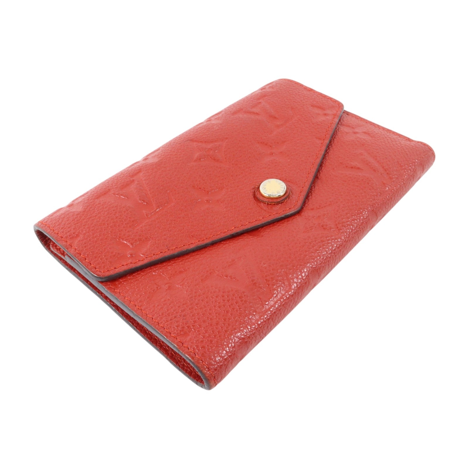 LOUIS VUITTON Monogram Empreinte Curieuse Compact金扣錢包