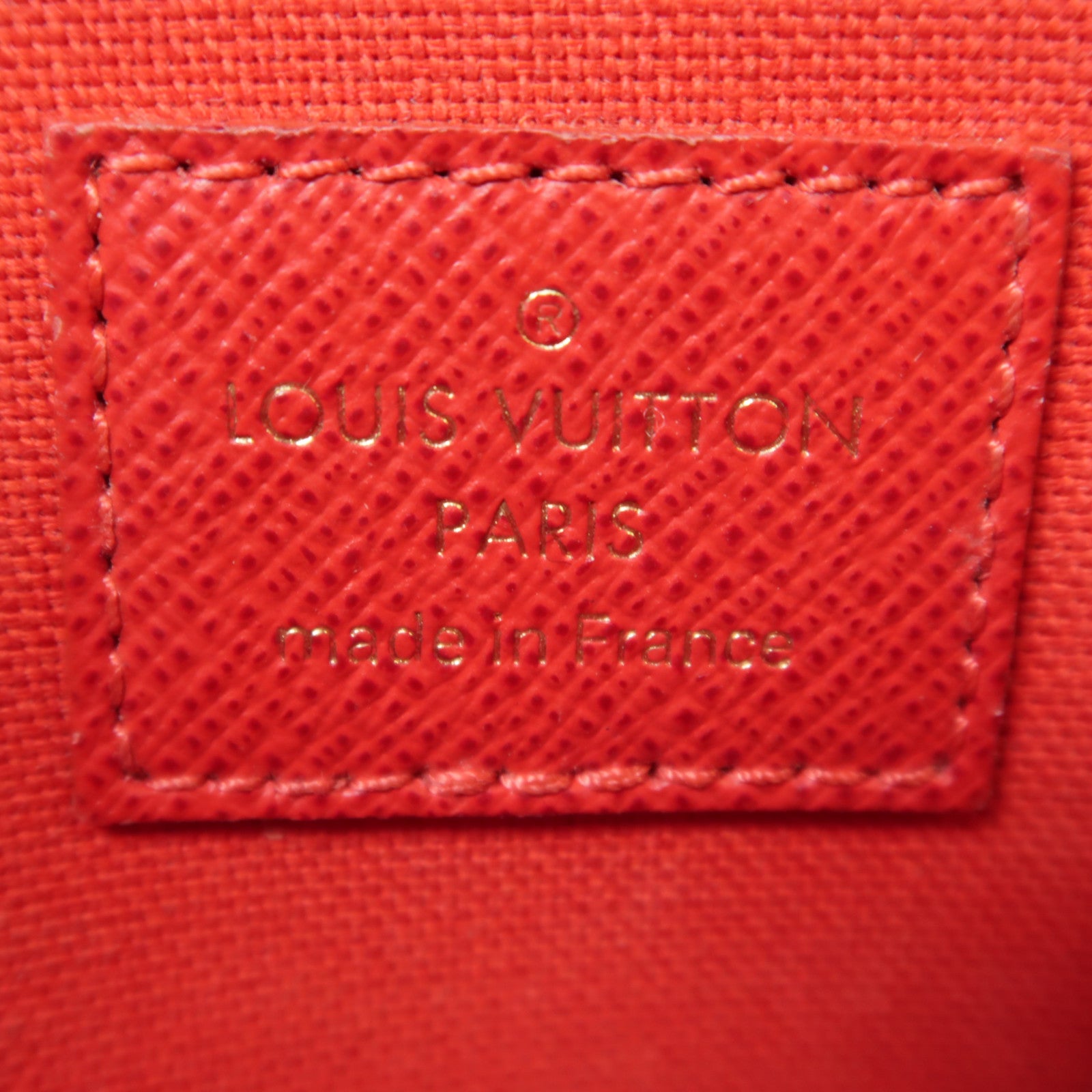 LOUIS VUITTON Damier Felice Pochette金扣鏈帶肩背袋