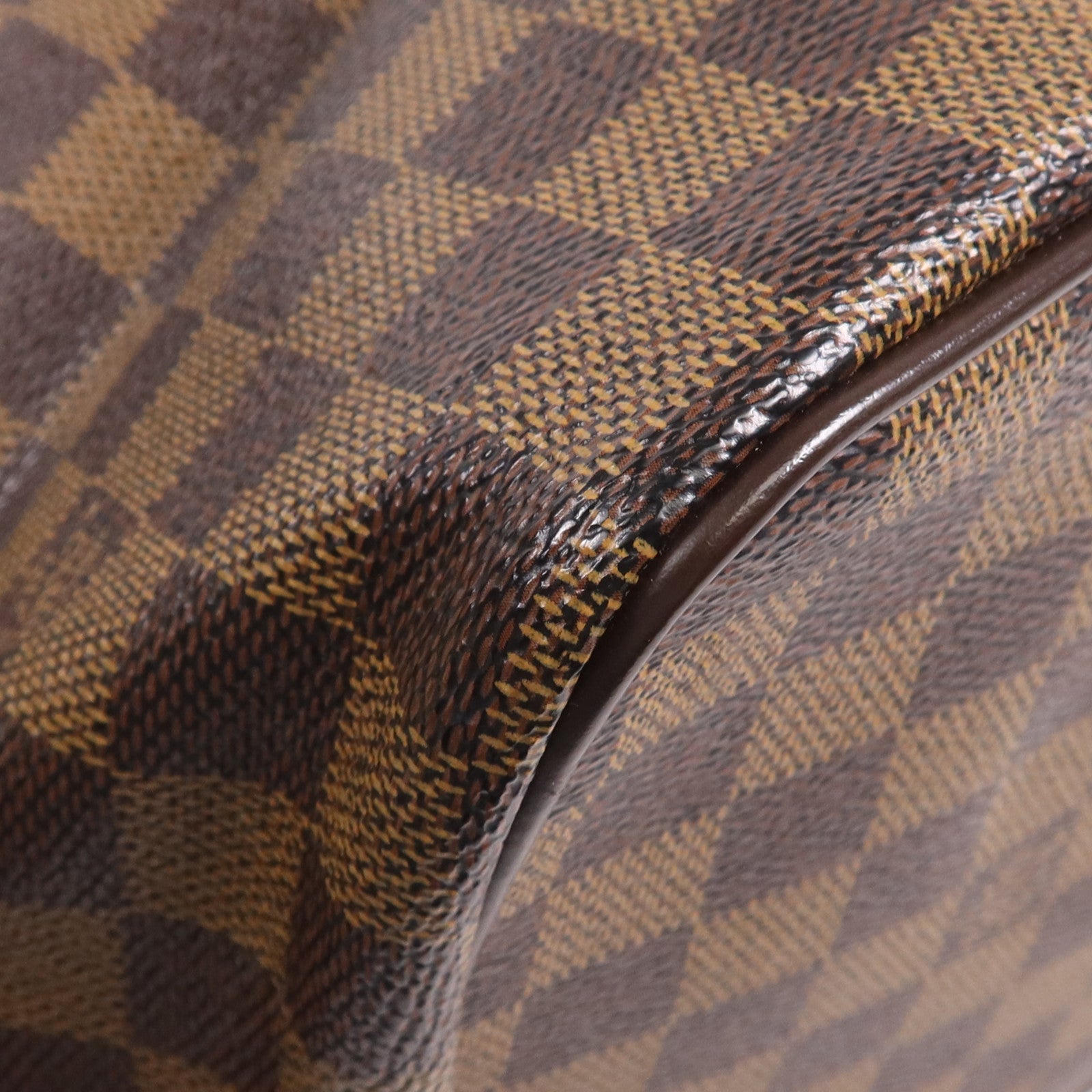 LOUIS VUITTON Damier Saleya MM金扣肩背袋/手挽袋