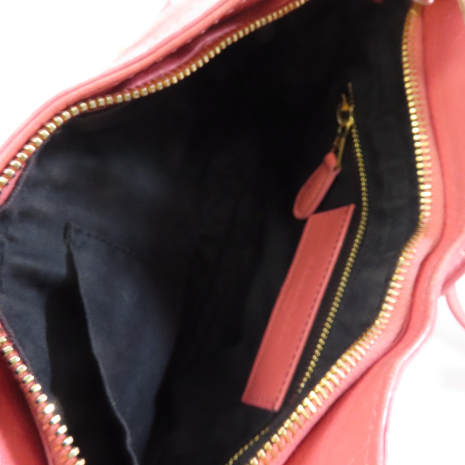 BALENCIAGA 皮革Giant Hip金扣肩背袋粉紅色