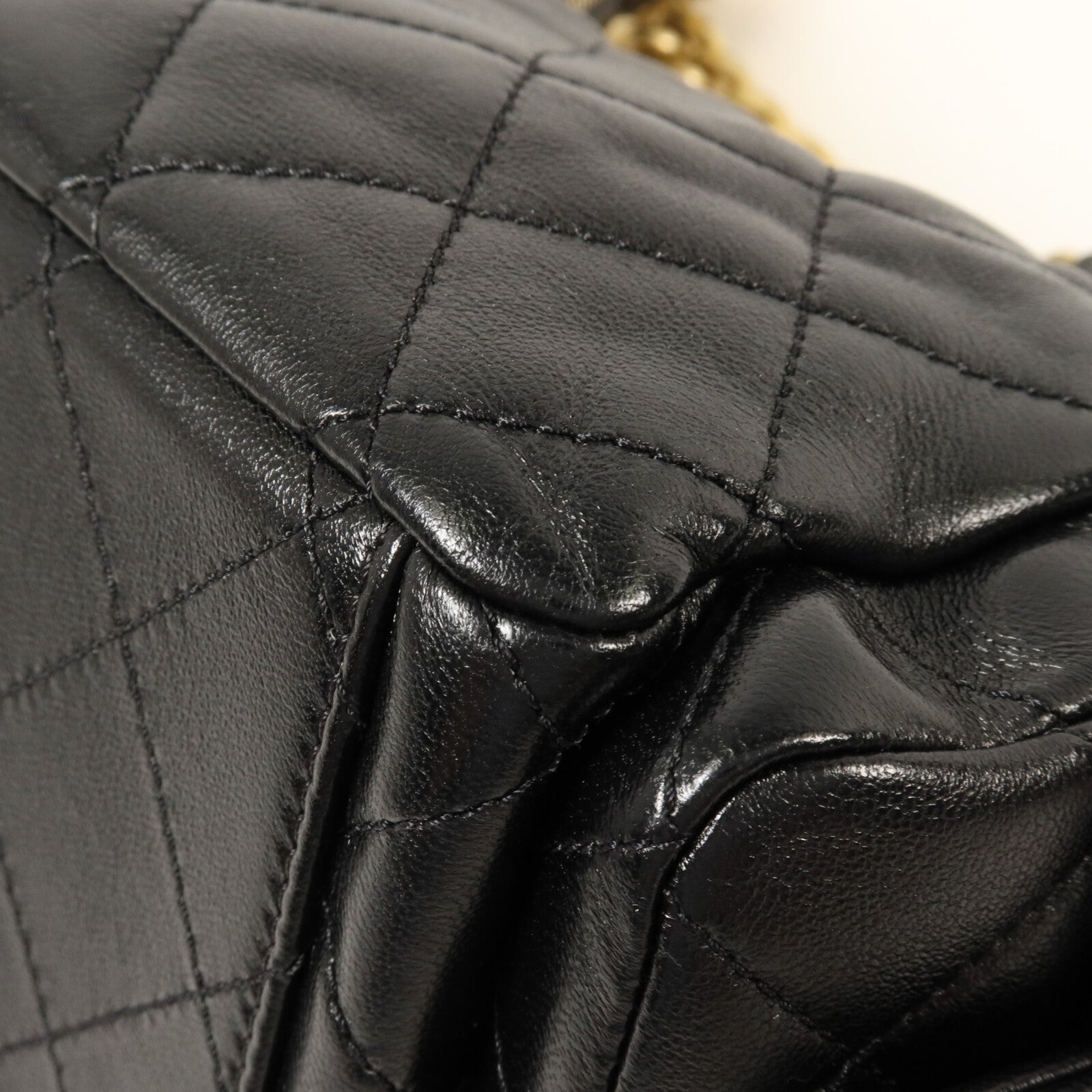 CHANEL 羊皮皮革25C Hobo Bag鏈帶肩背袋