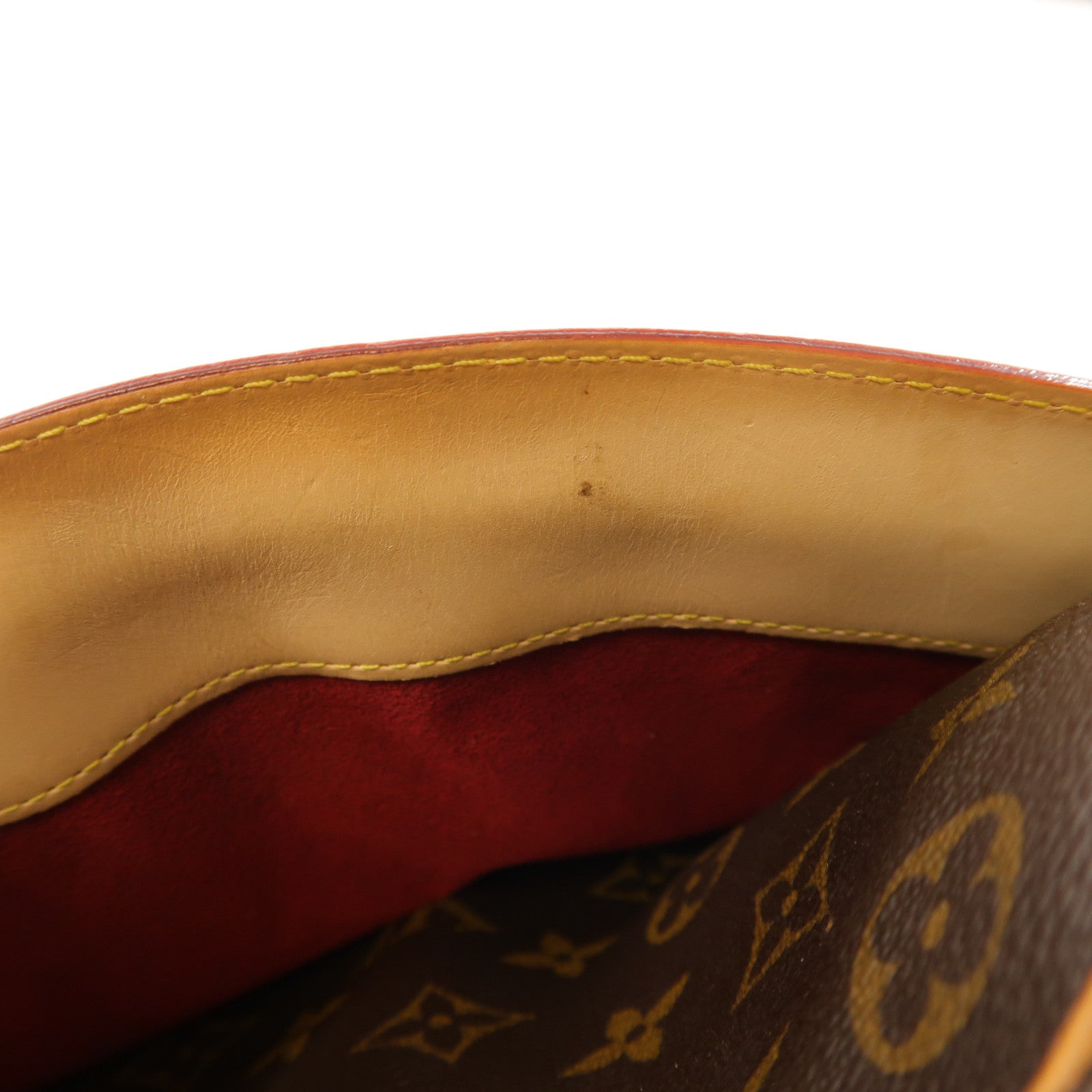 LOUIS VUITTON LV Clara Shoulder Bag M40057 Monogram Brown