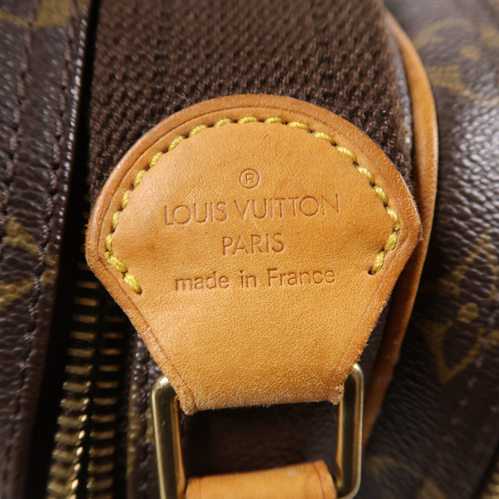 LOUIS VUITTON 【激減優惠】Monogram Reporter金扣肩背袋啡色