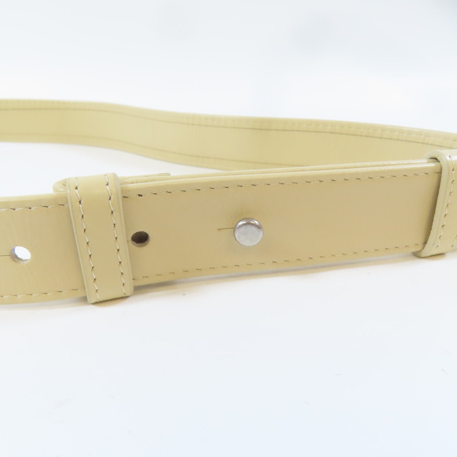BOTTEGA VENETA 皮革Cassette Belt Bag肩背袋米色
