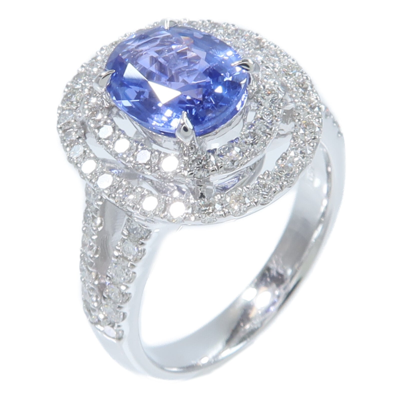 JEWELRY 18K白金Color Stone Diamond Ring彩色寶石/鑽石戒指