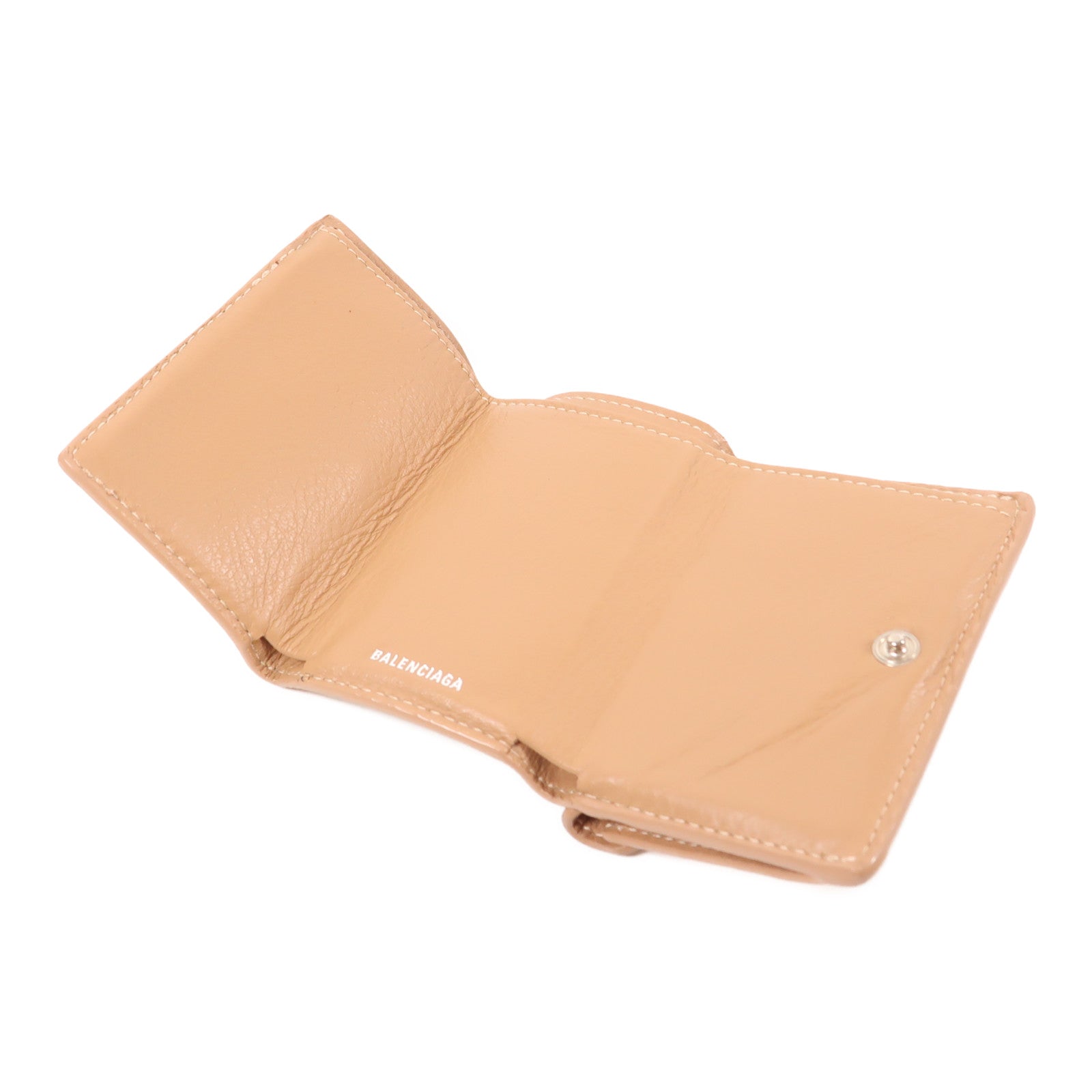 BALENCIAGA 【激減優惠】羊皮皮革Wallet銀扣錢包