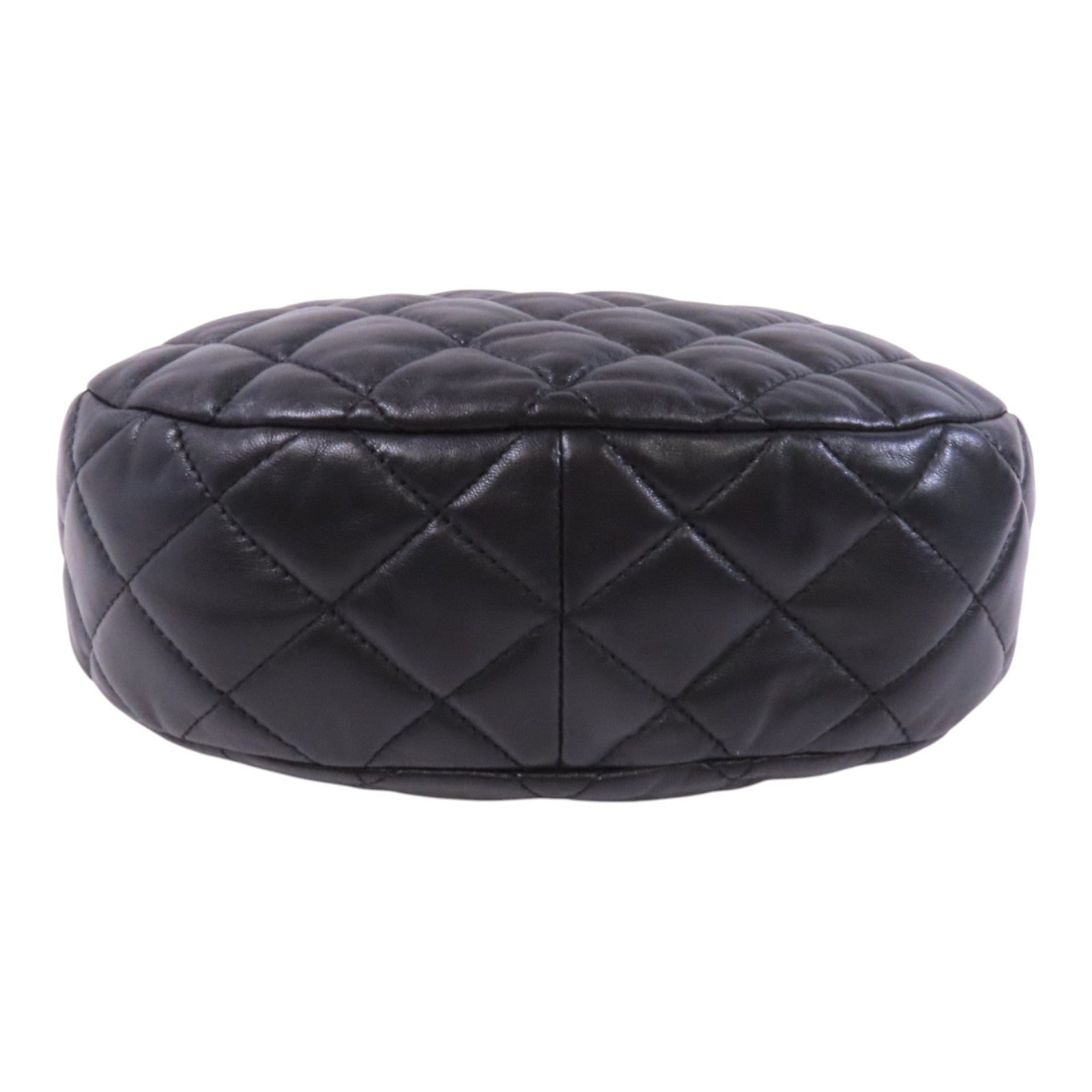 CHANEL 羊皮皮革Chain Shoulder金扣鏈帶肩背袋