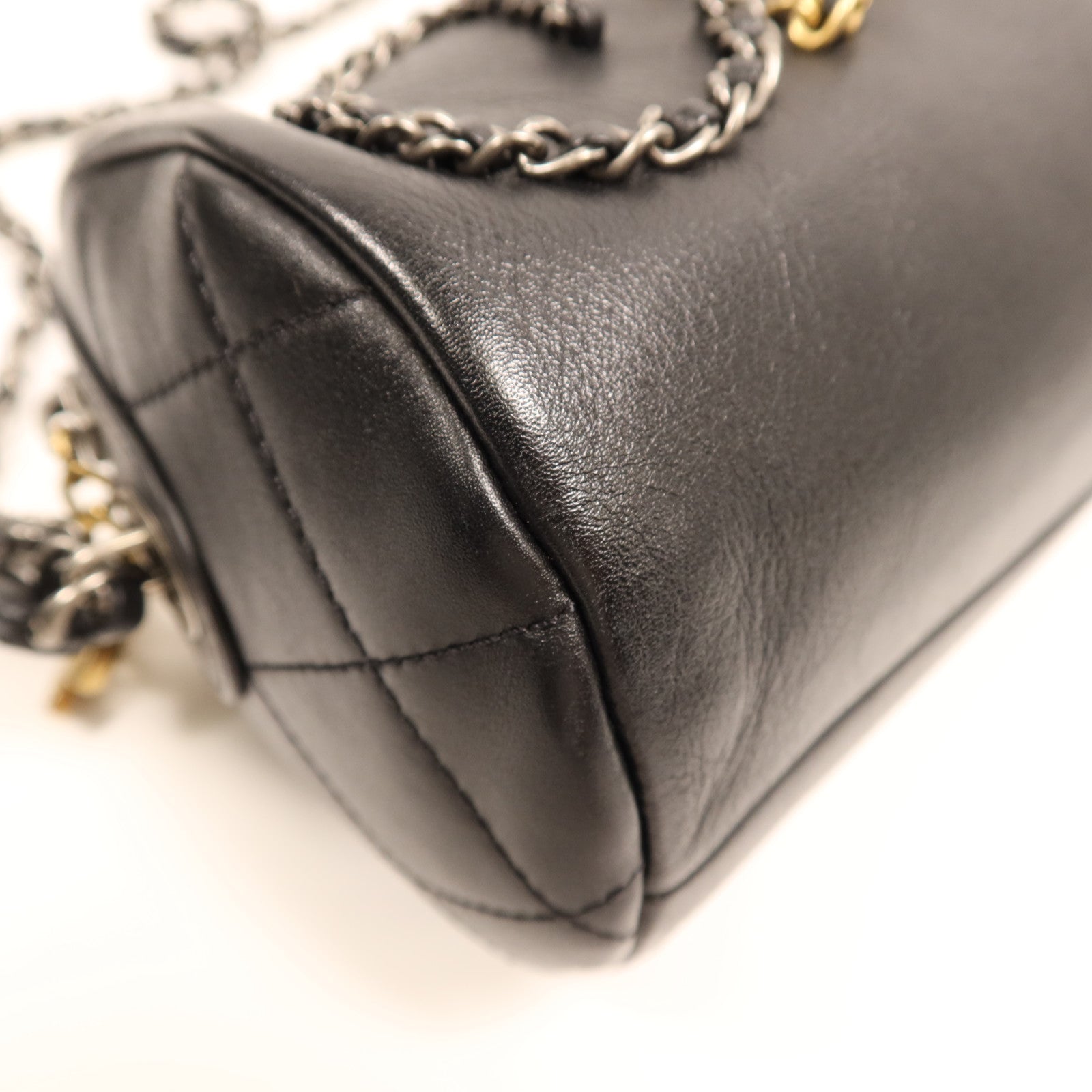 CHANEL 牛皮皮革Chain Shoulder Bag鏈帶肩背袋