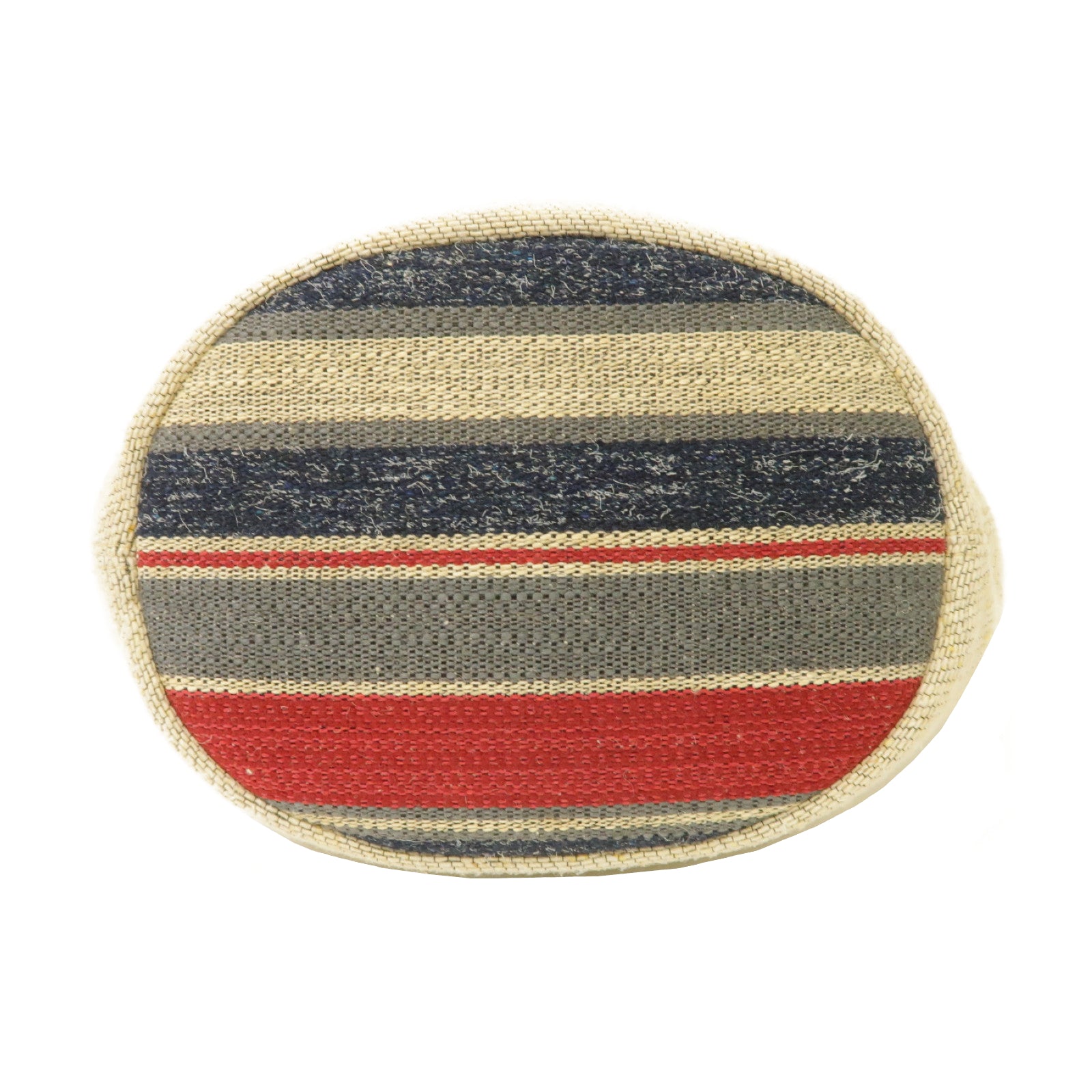 CHANEL 【激減優惠】帆布Bucket Bag銀扣肩背袋米色