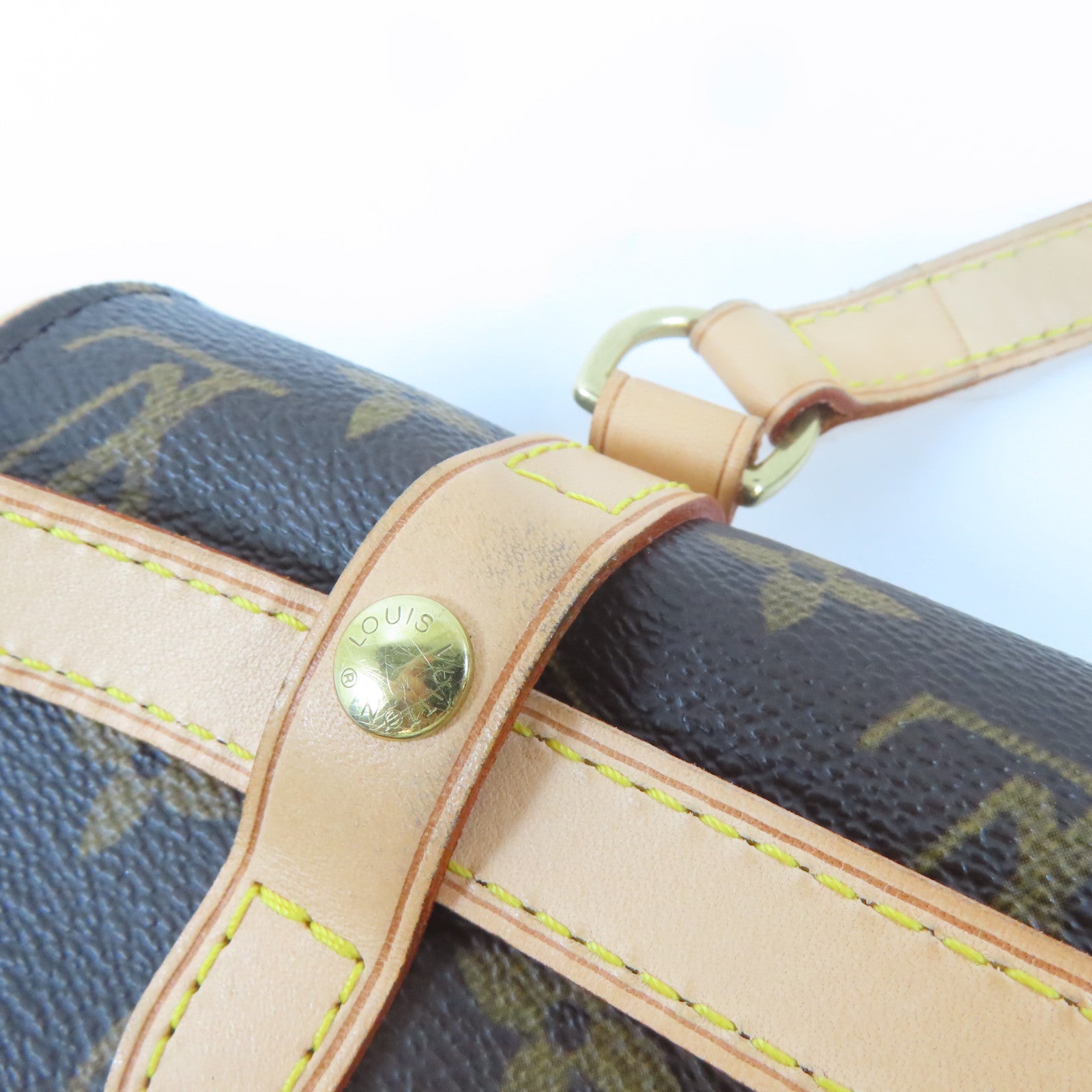LOUIS VUITTON Monogram Sac Marelle A Dos金扣背包啡色