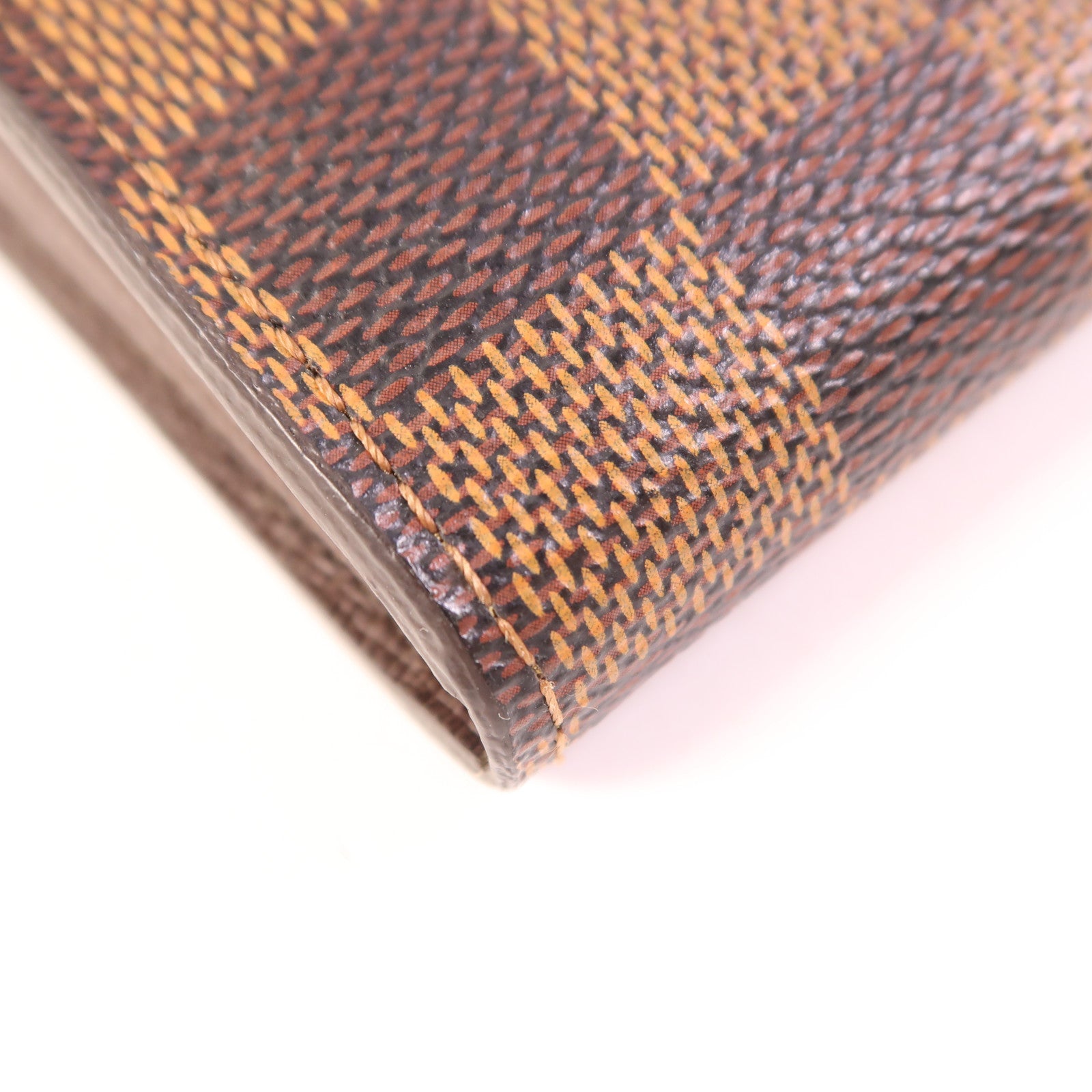 LOUIS VUITTON Damier Long Wallet金扣長錢包