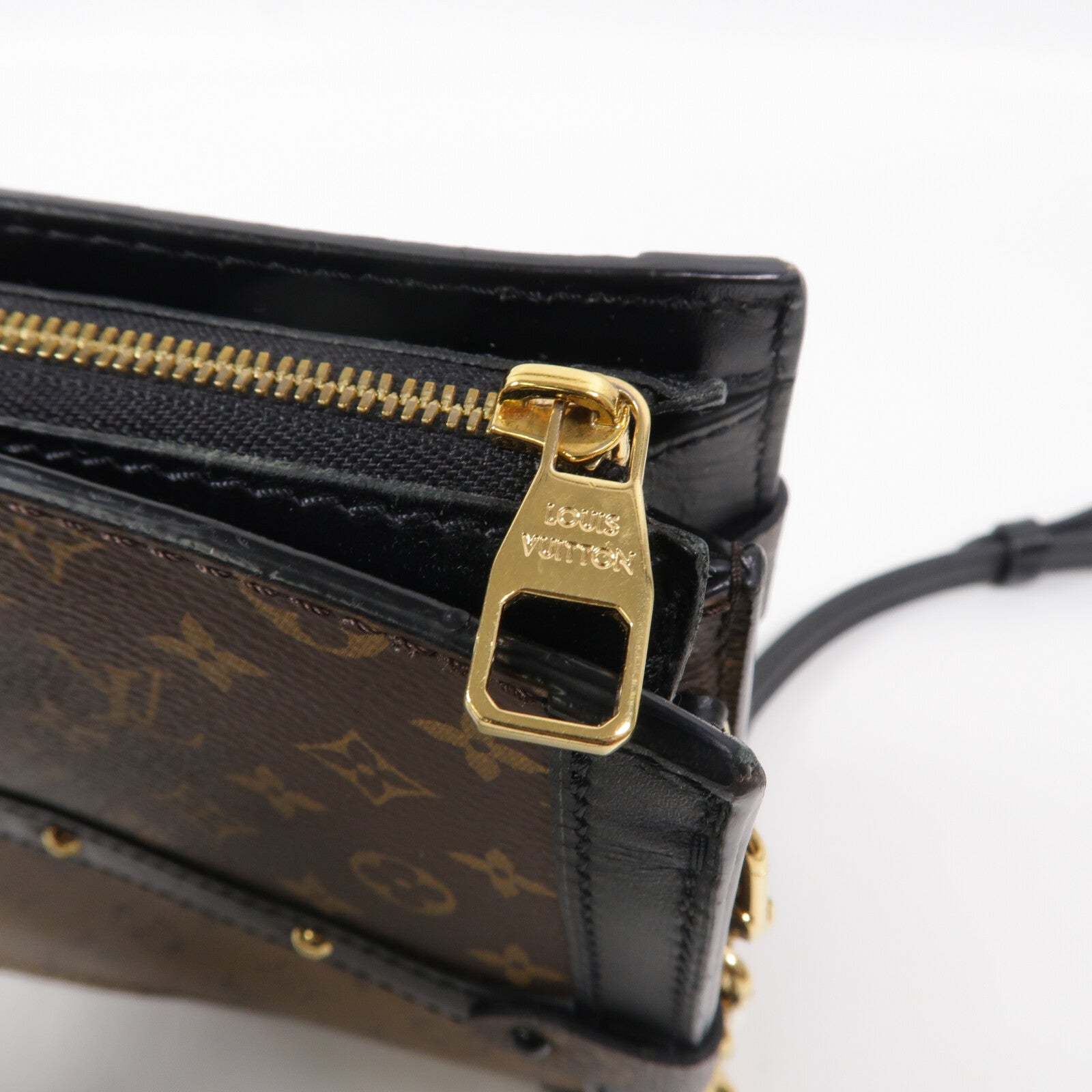 LOUIS VUITTON Monogram Reverse Trunk Clutch肩背袋