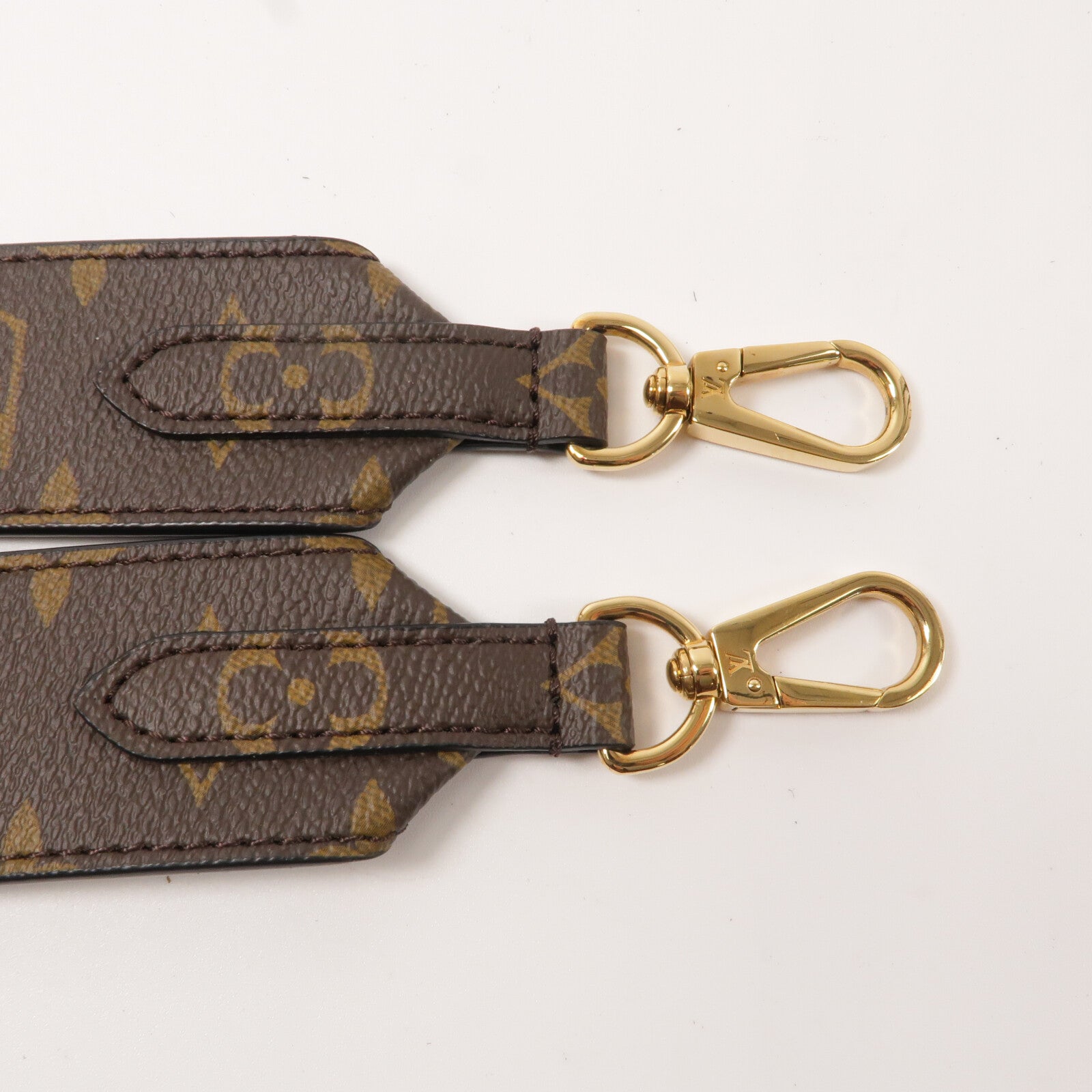 LOUIS VUITTON Monogram/牛皮皮革Bandouliere肩帶