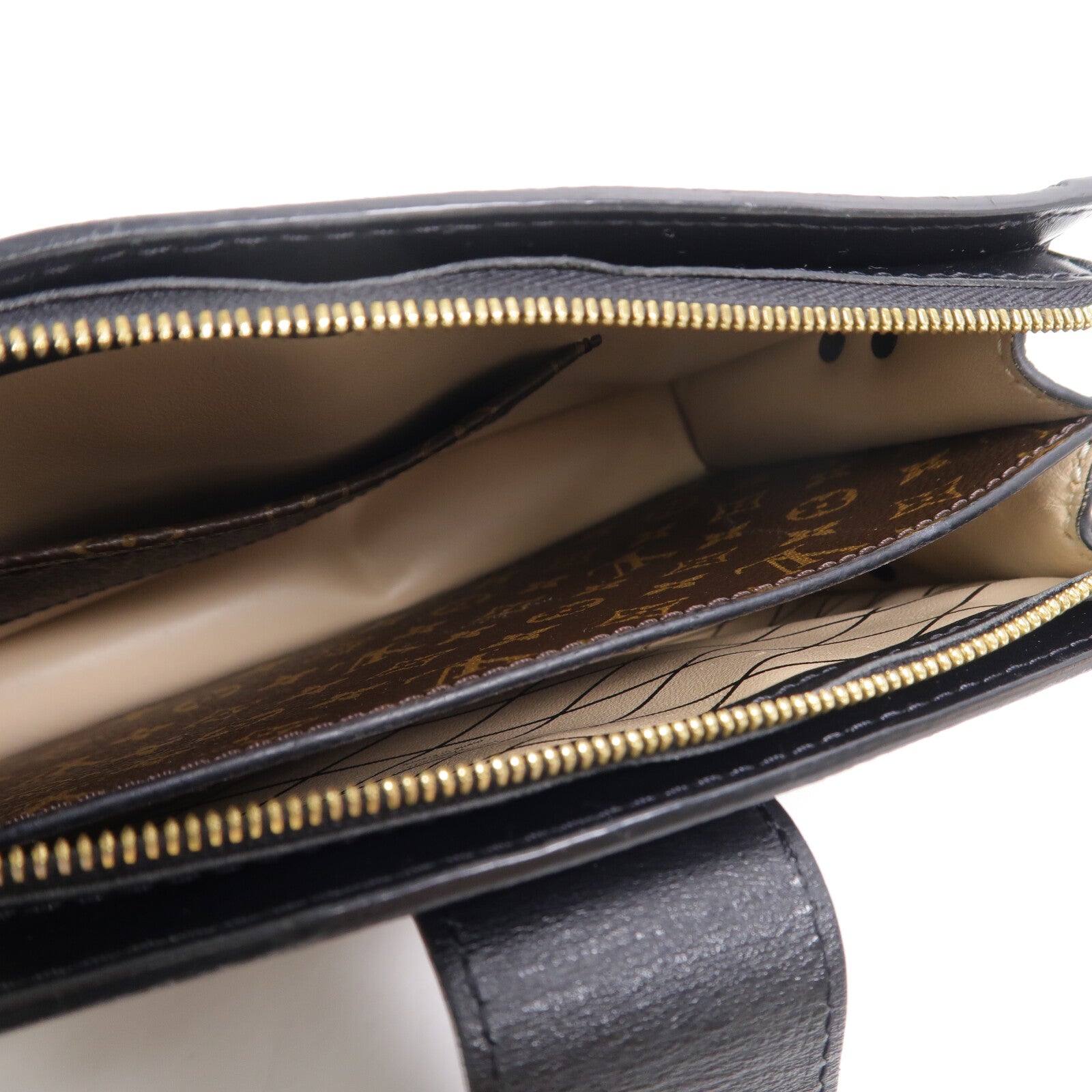 LOUIS VUITTON Monogram Reverse Trunk Clutch肩背袋