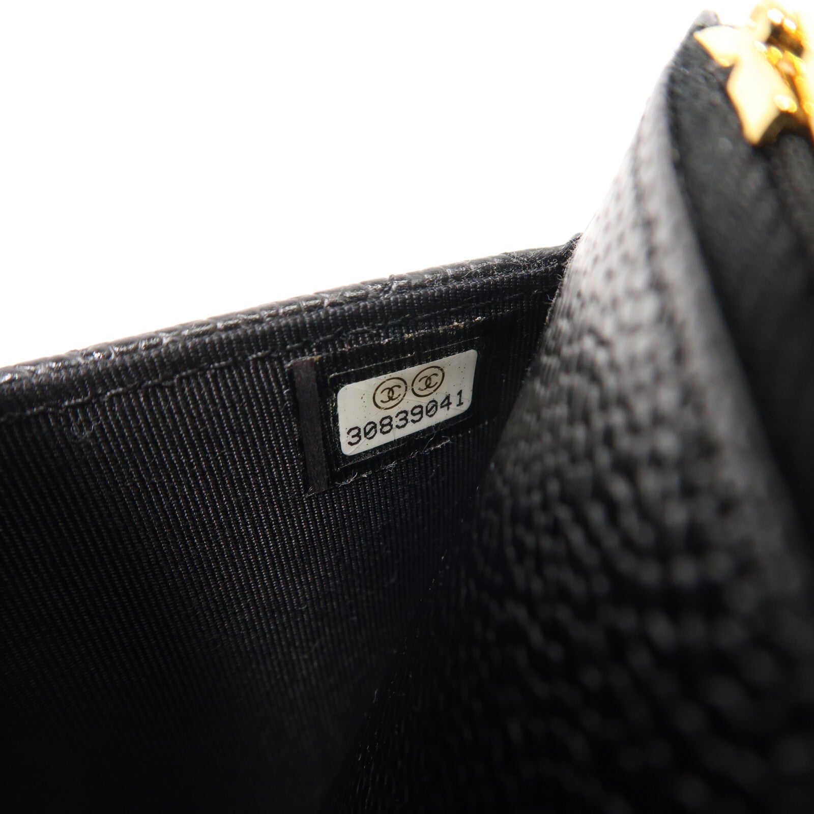 CHANEL 牛皮皮革WOC Wallet On Chain鏈帶肩背袋