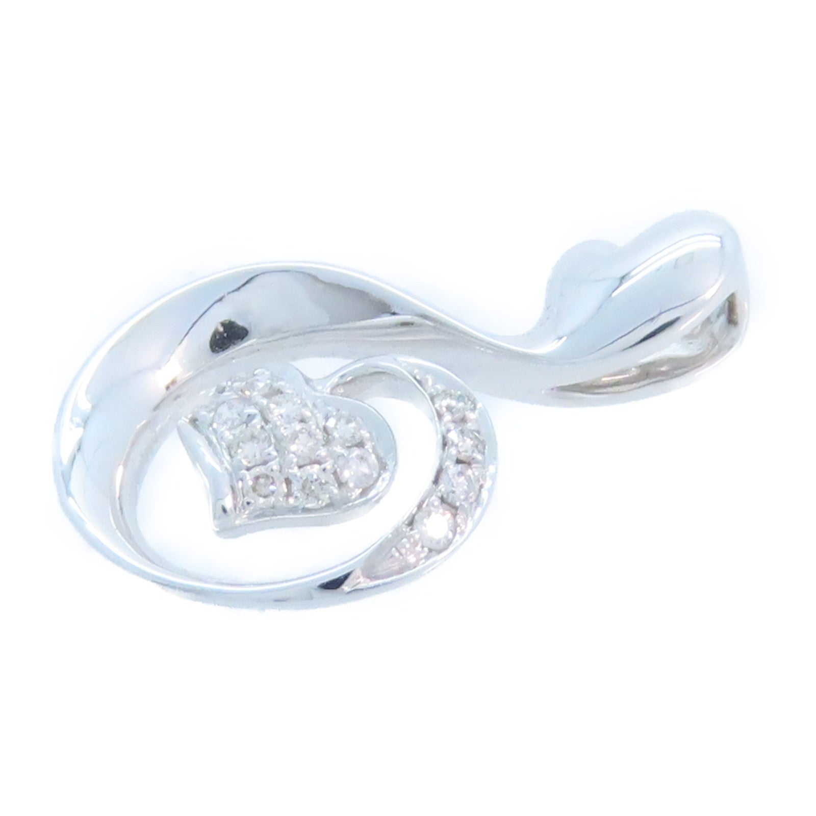 JEWELRY 【激減優惠】18K白金/鑽石Diamond Pendant Top吊墜頭扣