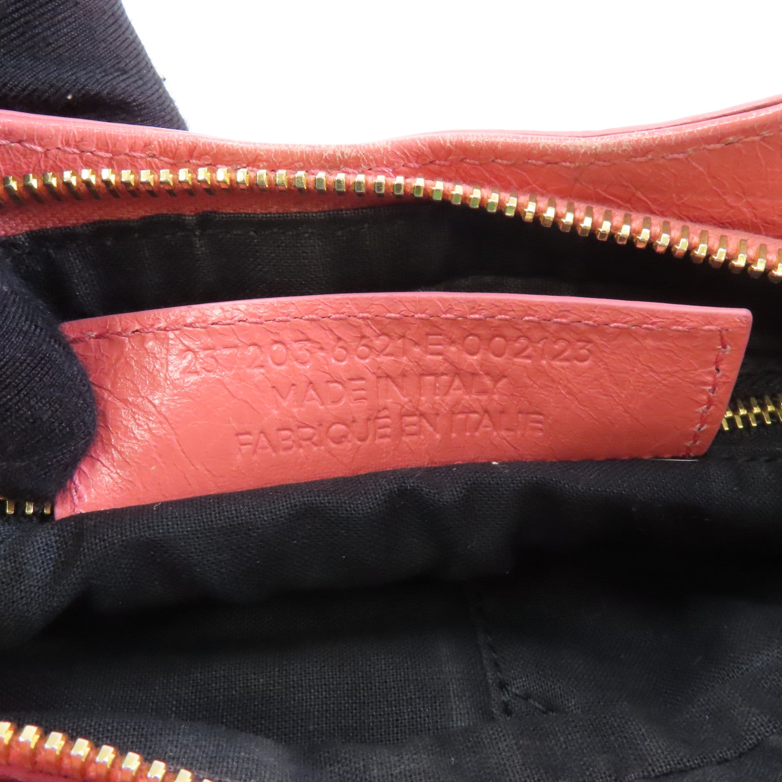 BALENCIAGA 皮革Giant Hip金扣肩背袋粉紅色