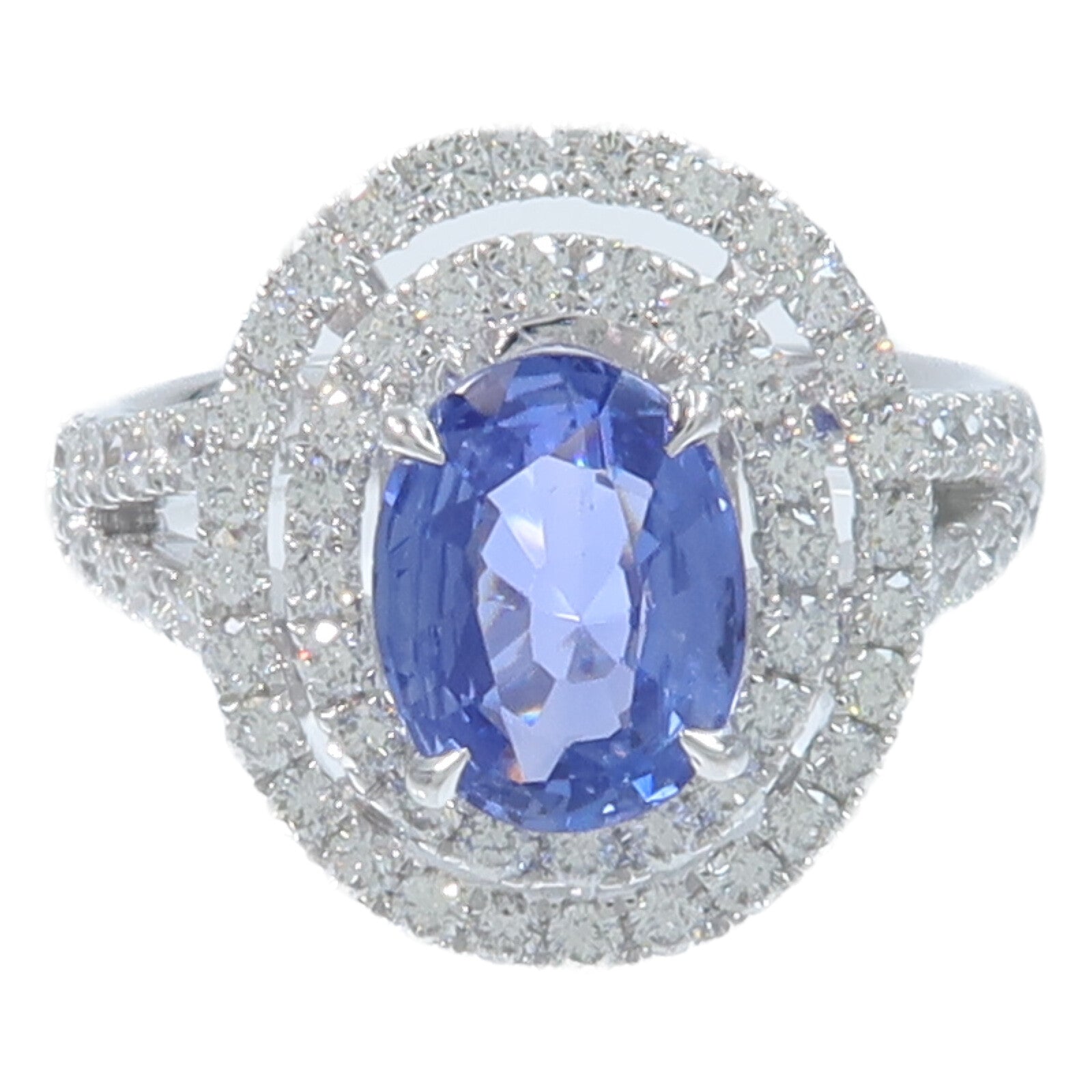 JEWELRY 18K白金Color Stone Diamond Ring彩色寶石/鑽石戒指